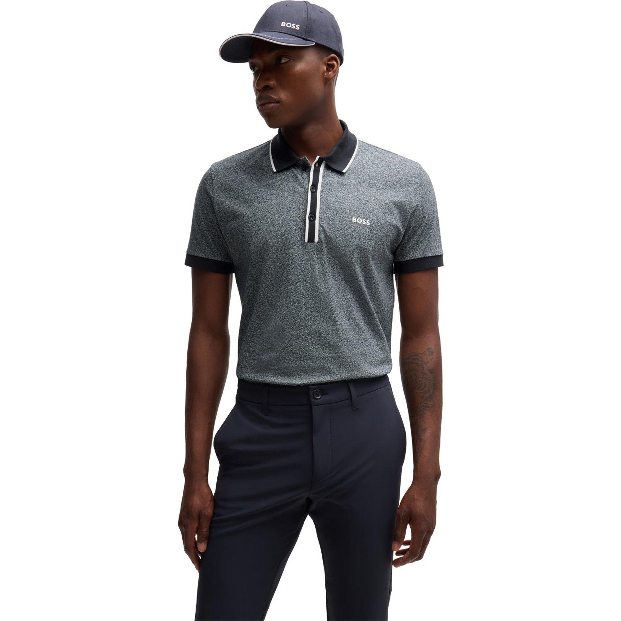 Dark Blue 402 - Boss - Men's HBG Paddy 4 Short-Sleeve Polo Shirt - 2