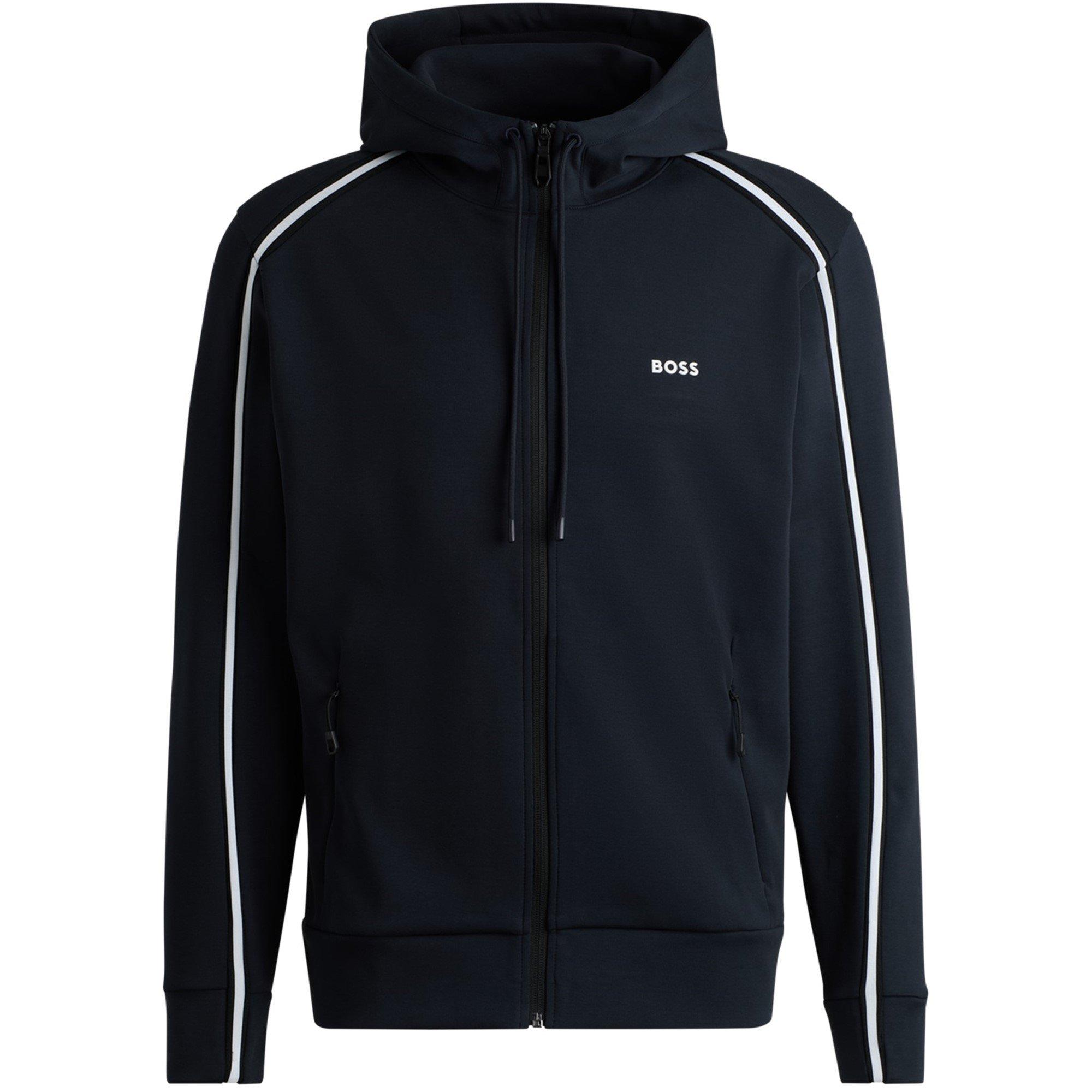 Dark Blue 402 - Boss - Men's Saggy Zip Hoodie - 1