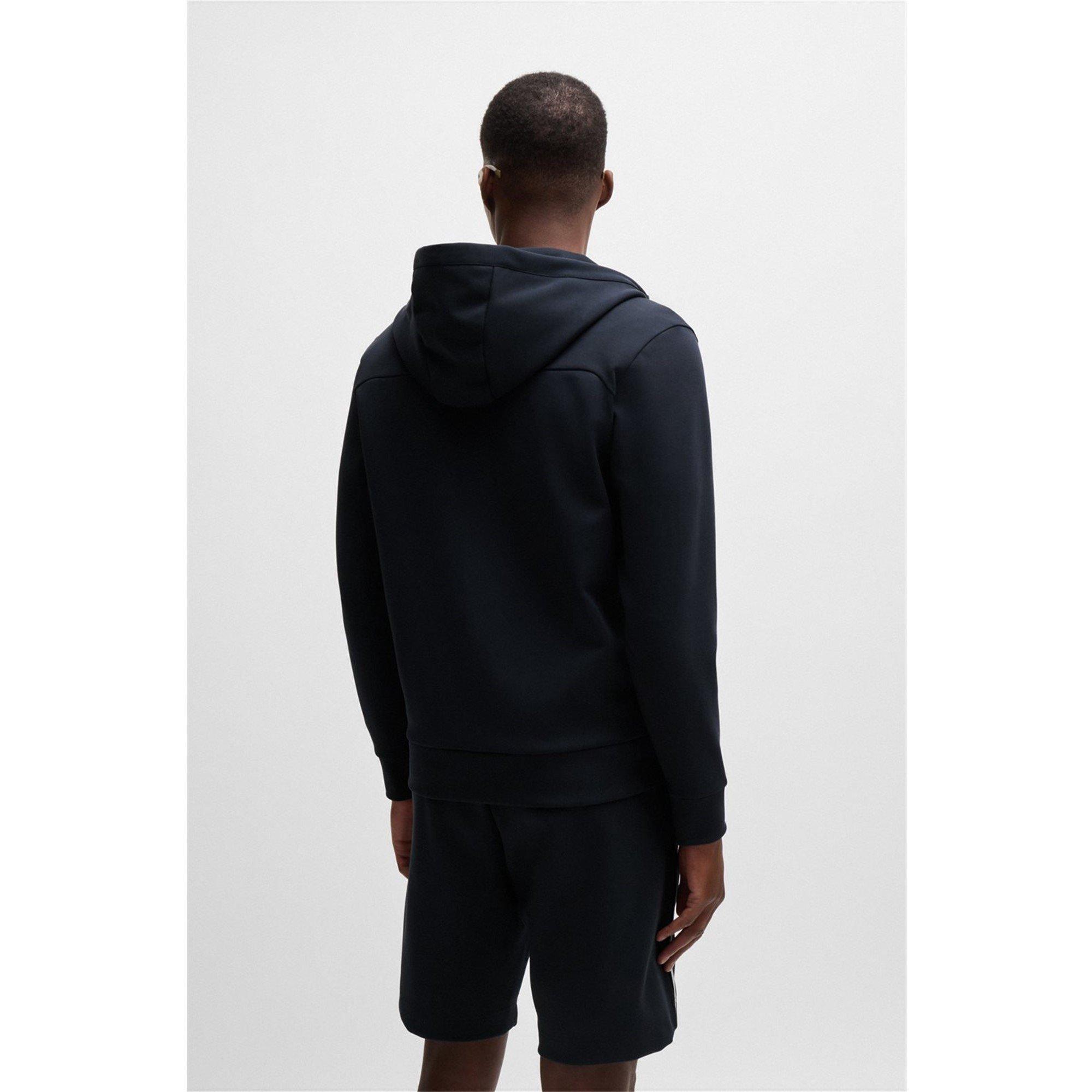 Dark Blue 402 - Boss - Men's Saggy Zip Hoodie - 2