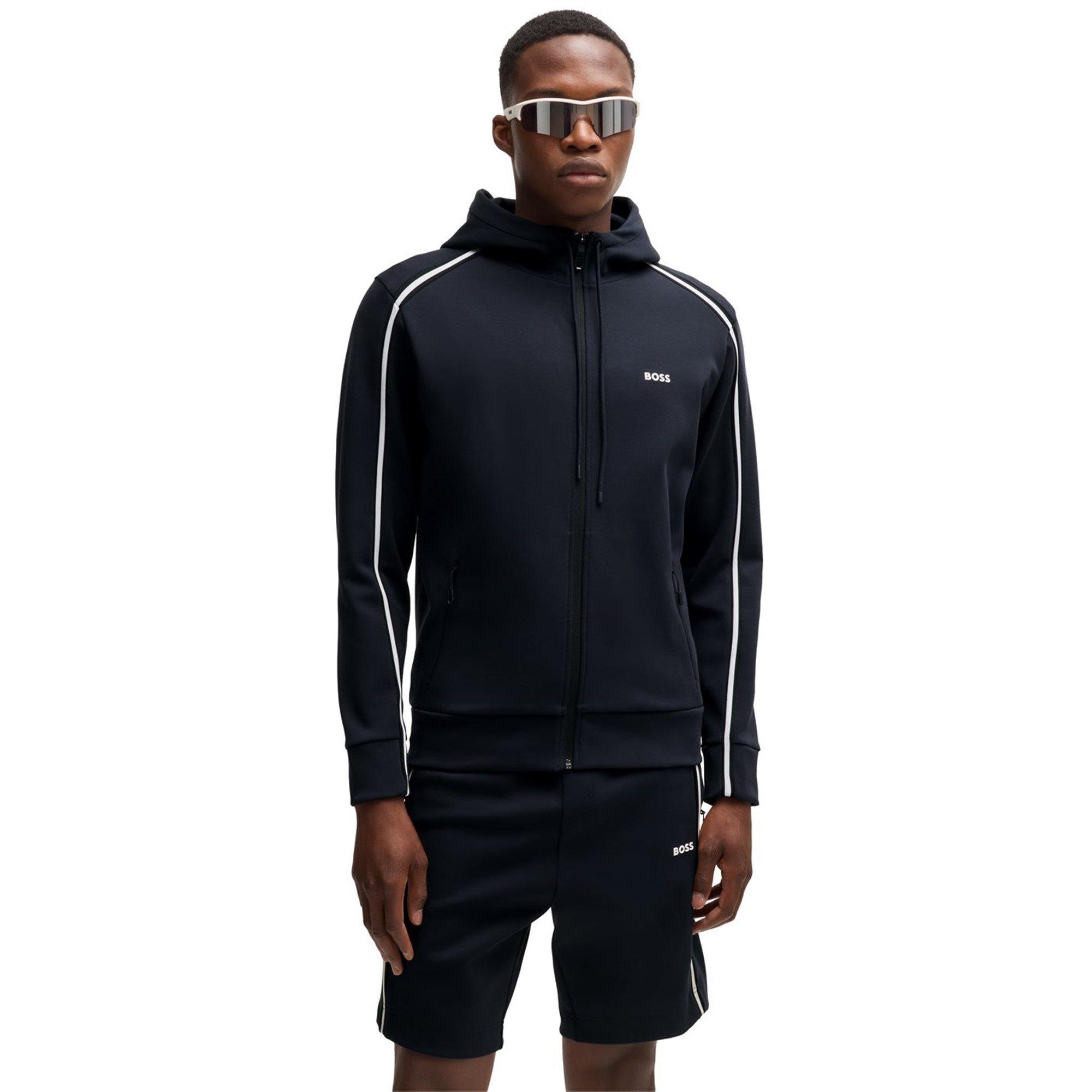 Dark Blue 402 - Boss - Men's Saggy Zip Hoodie - 3