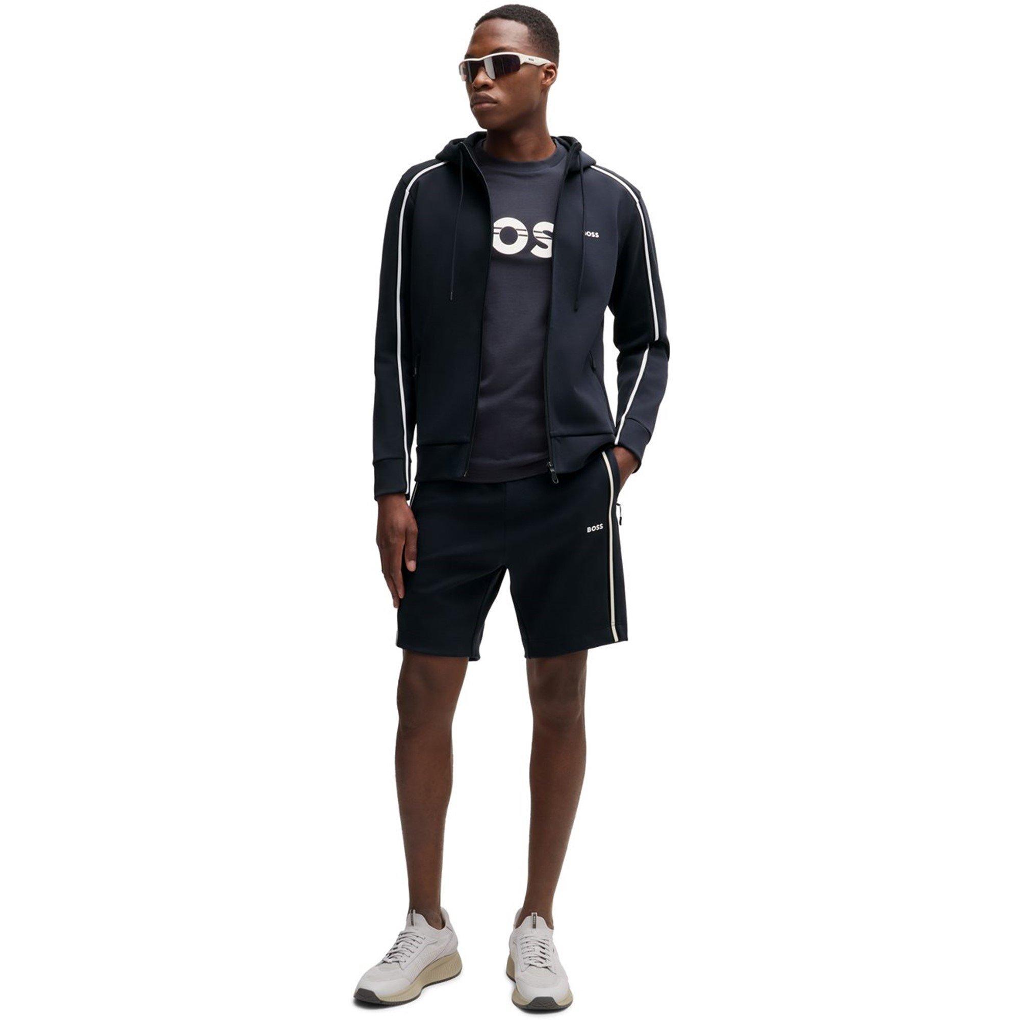 Dark Blue 402 - Boss - Men's Saggy Zip Hoodie - 6