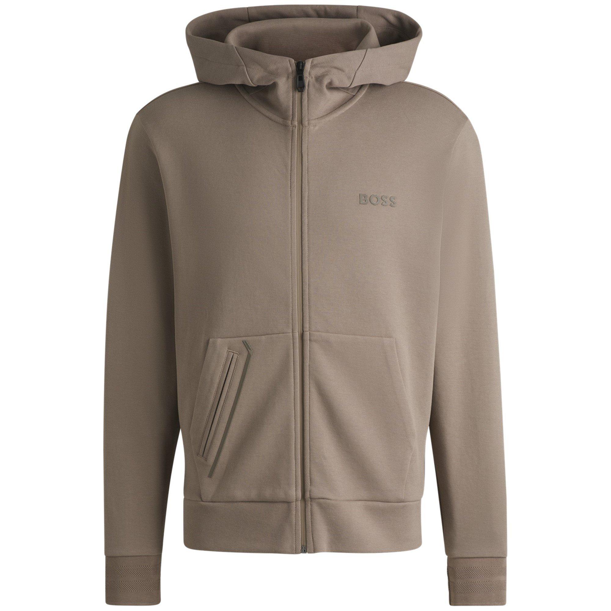 Boss Men's Saggy Comfortable Stretch Hoodie Zip Hoodies FRASERS
