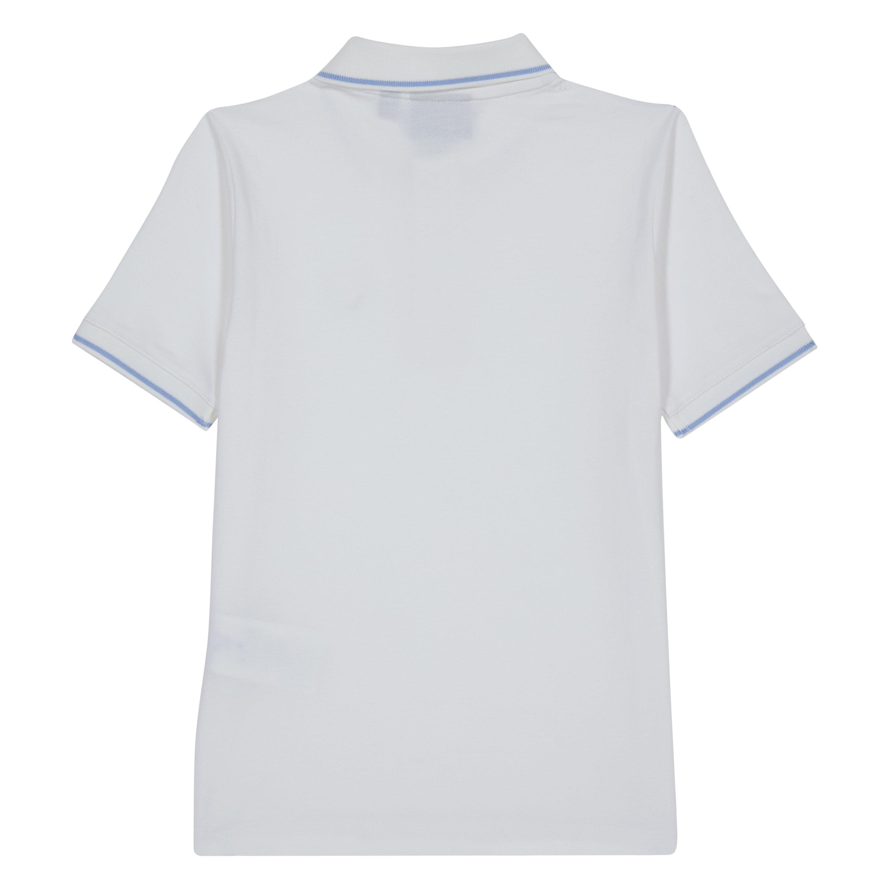 W533 Wht/Lght B - Lyle and Scott - Tipped Polo Shirt Juniors - 2