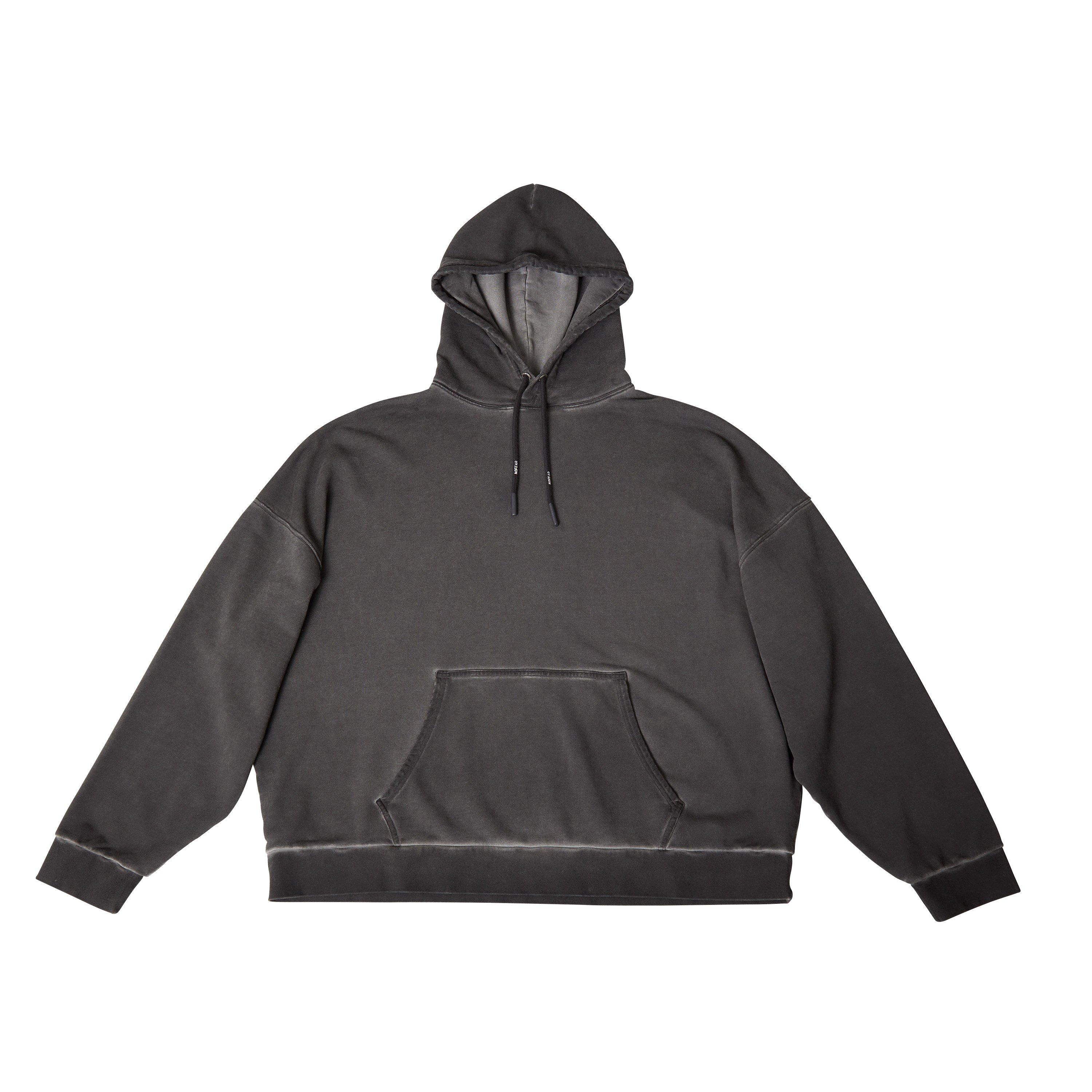 Gewassen Zwart - No Fear - Oversized Hoody - 5
