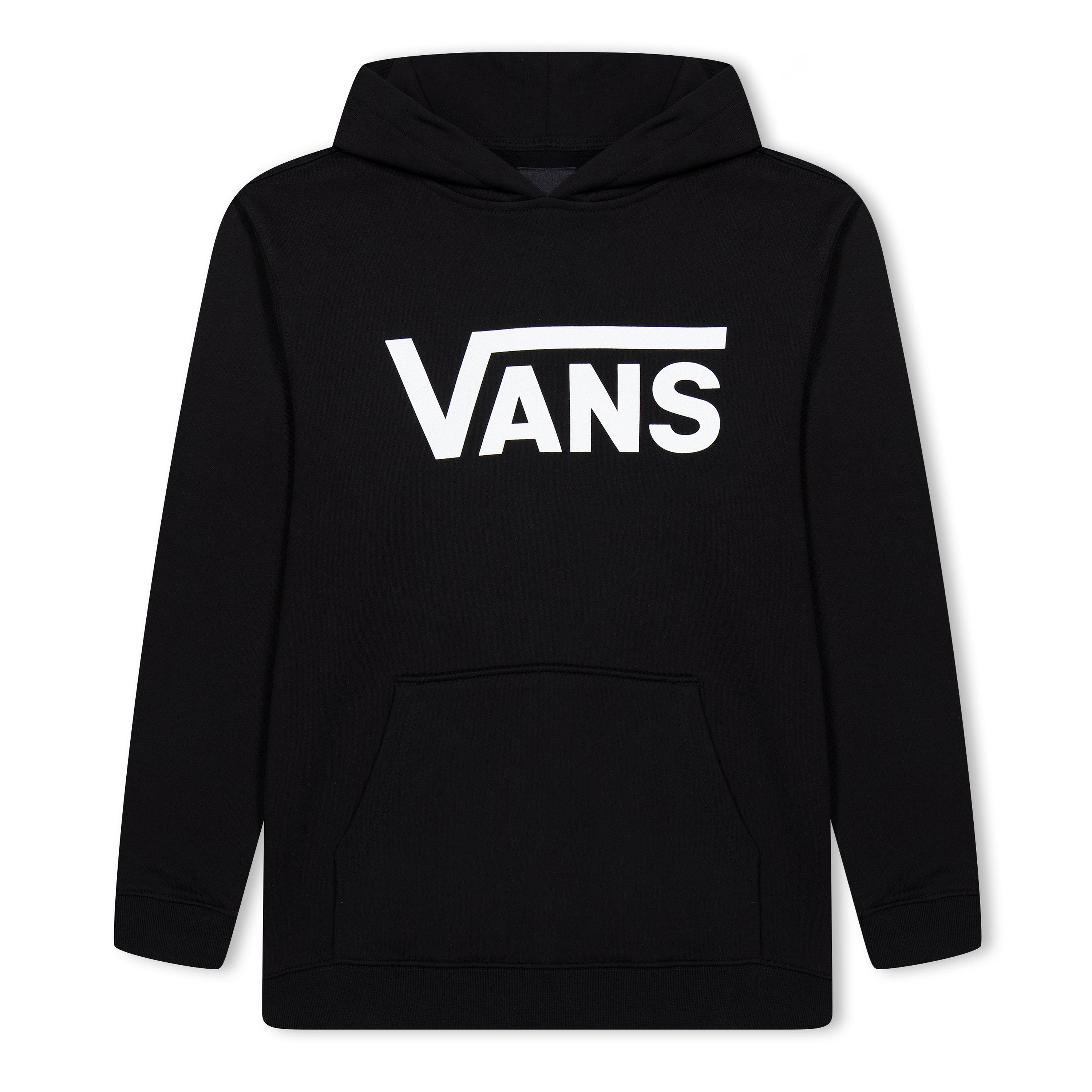 Vans  Kids Logo Hoodie Juniors - Black/White - 8Y (S)