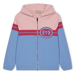 Gucci Interlocking G Zip Hoodie Juniors