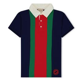 Gucci Web Polo Shirt Boys