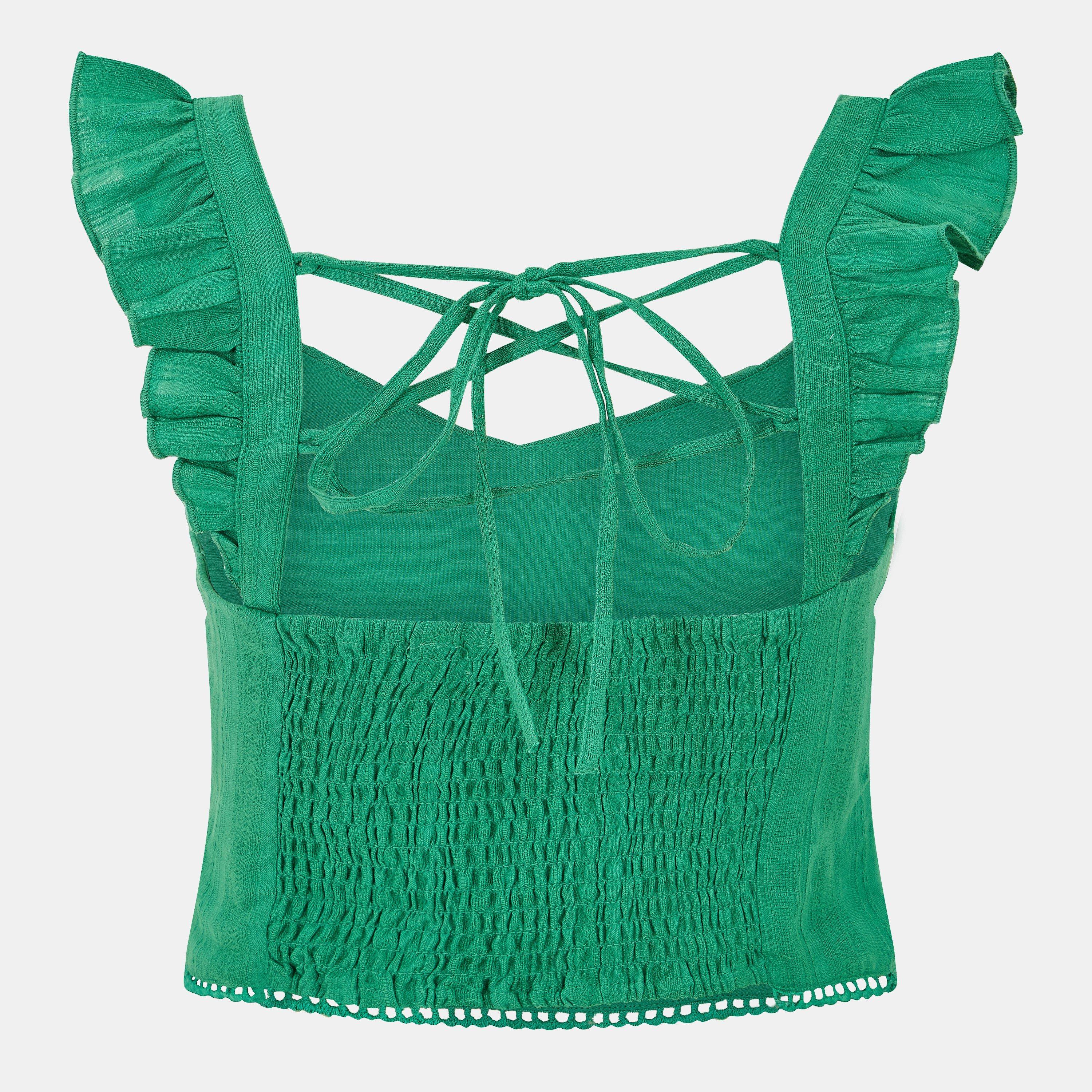 Clover - Jack Wills - Frill Sleeve Top - 2