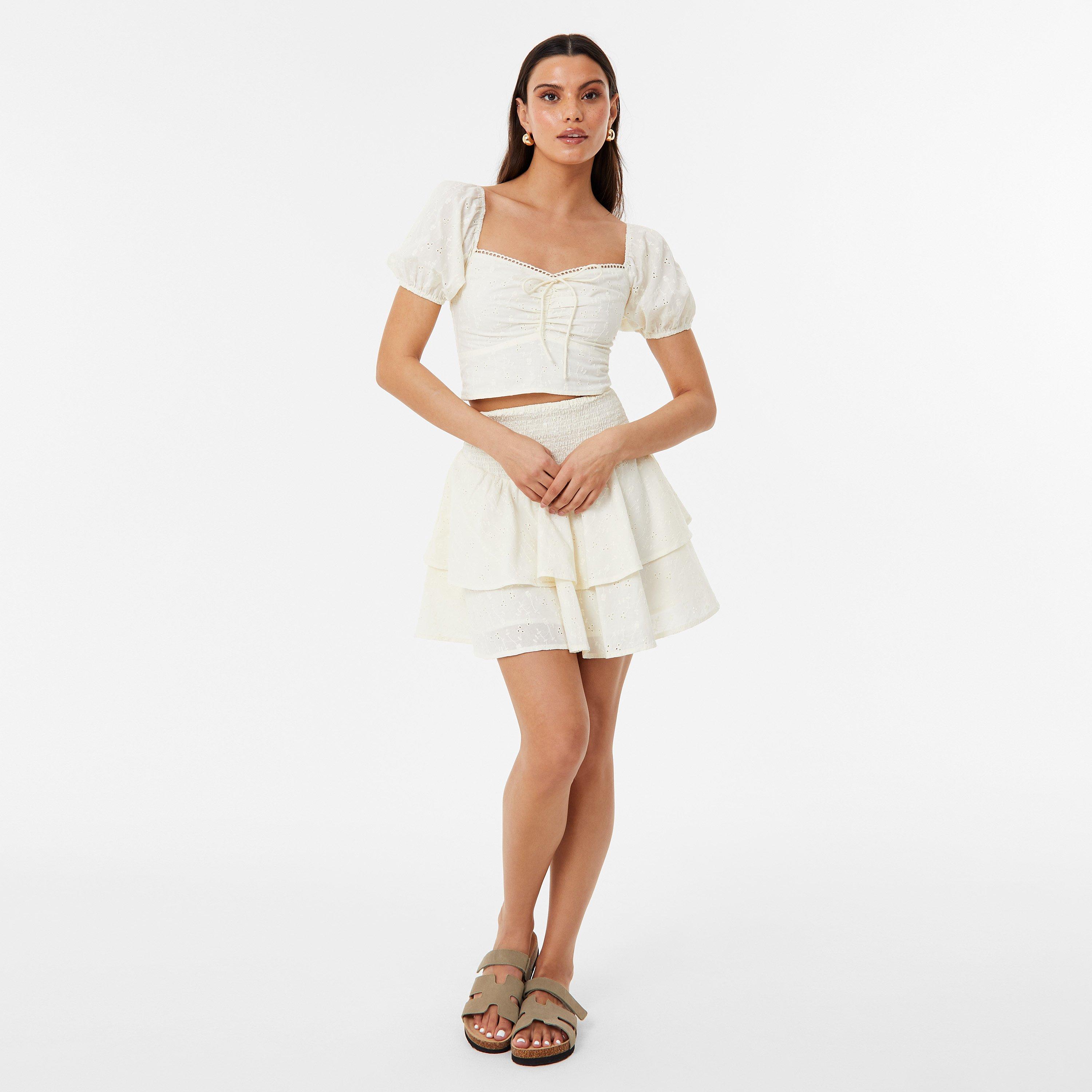 Buttercream - Jack Wills - Broderie Prairie Top - 4