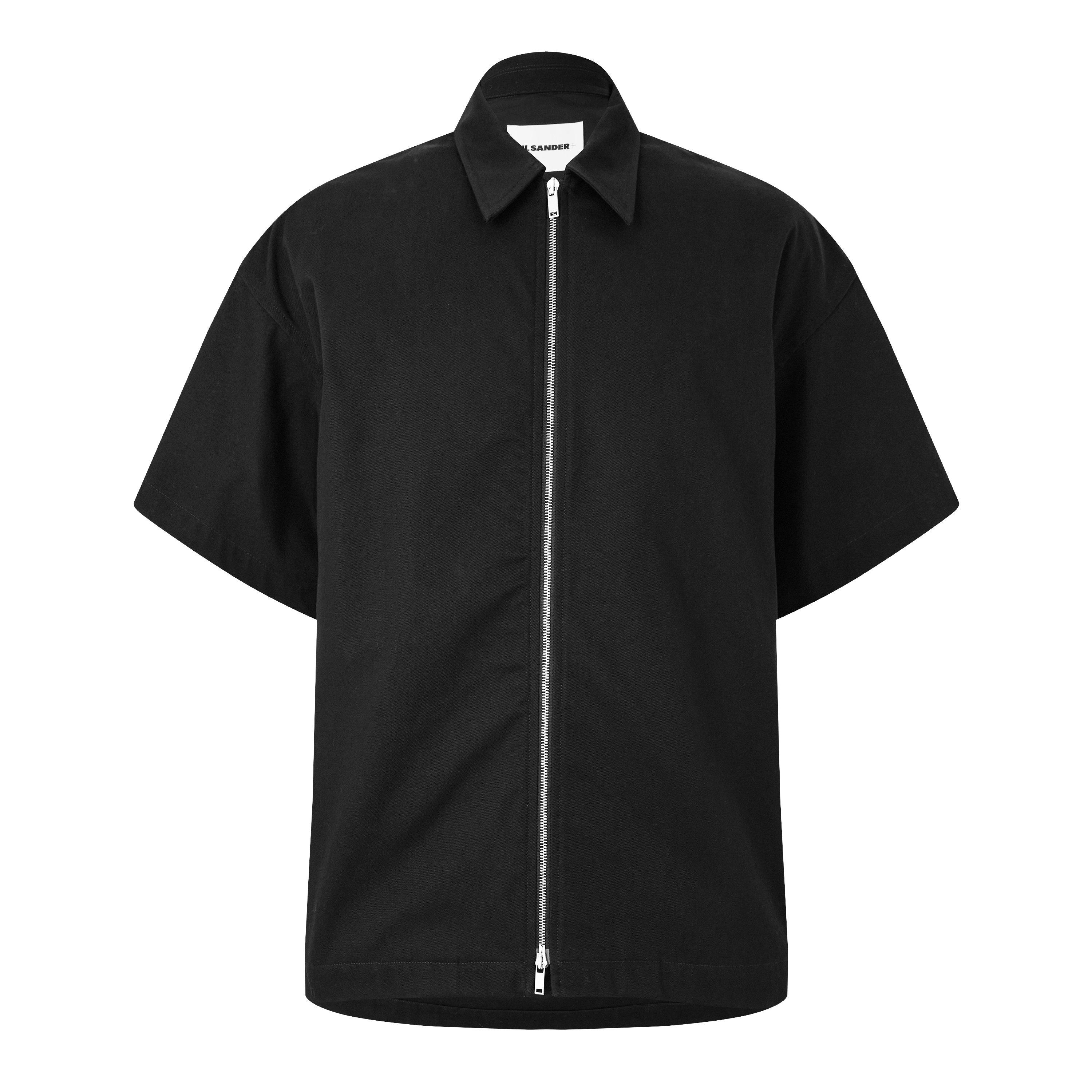 1/10（土）終了予定 JIL SANDER 25AW ZIP SHIRTS Jil Sander | Short Sleeve Zip Shirt | Plain Shirt - Short Sleeve