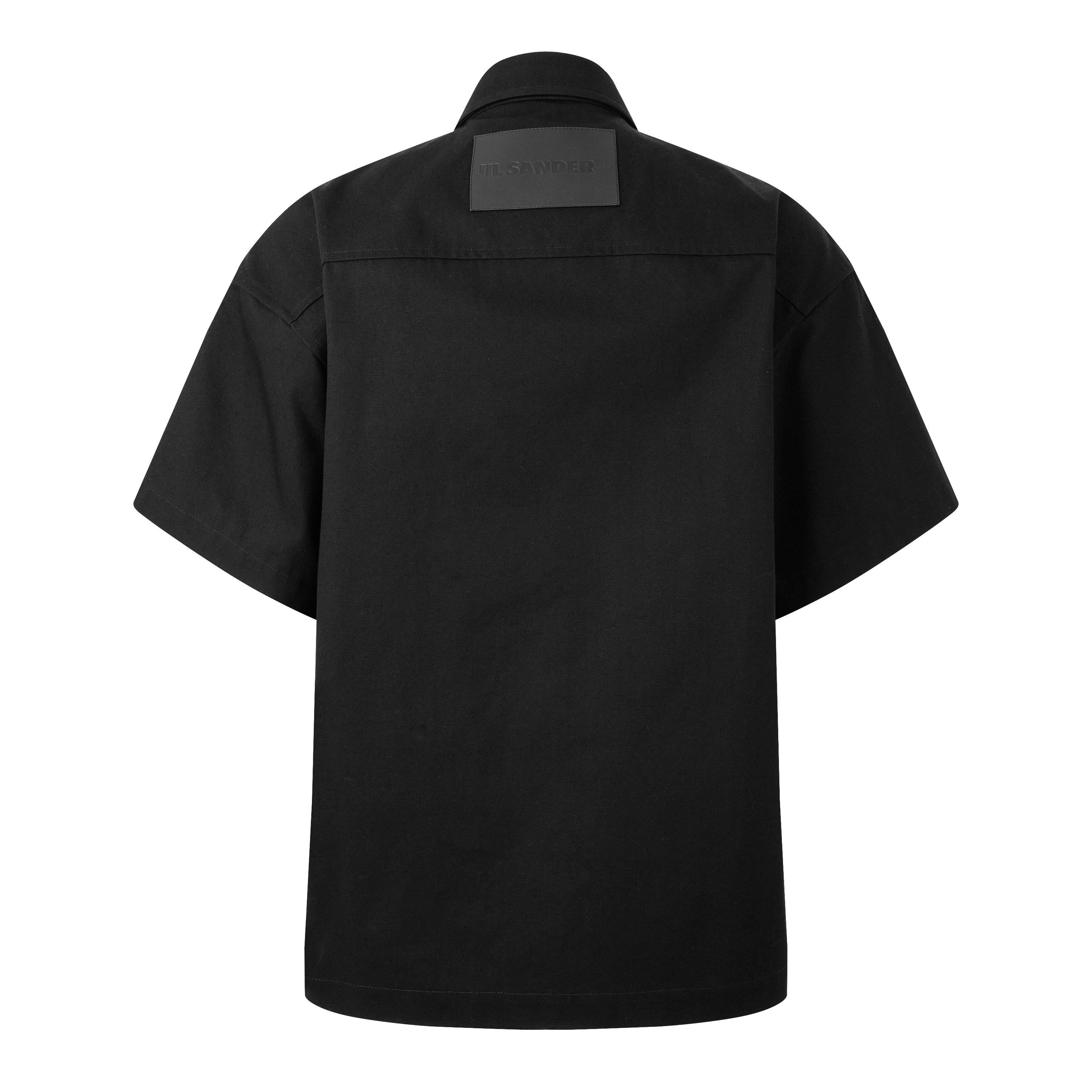 Black - Jil Sander - Short Sleeve Zip Shirt - 2