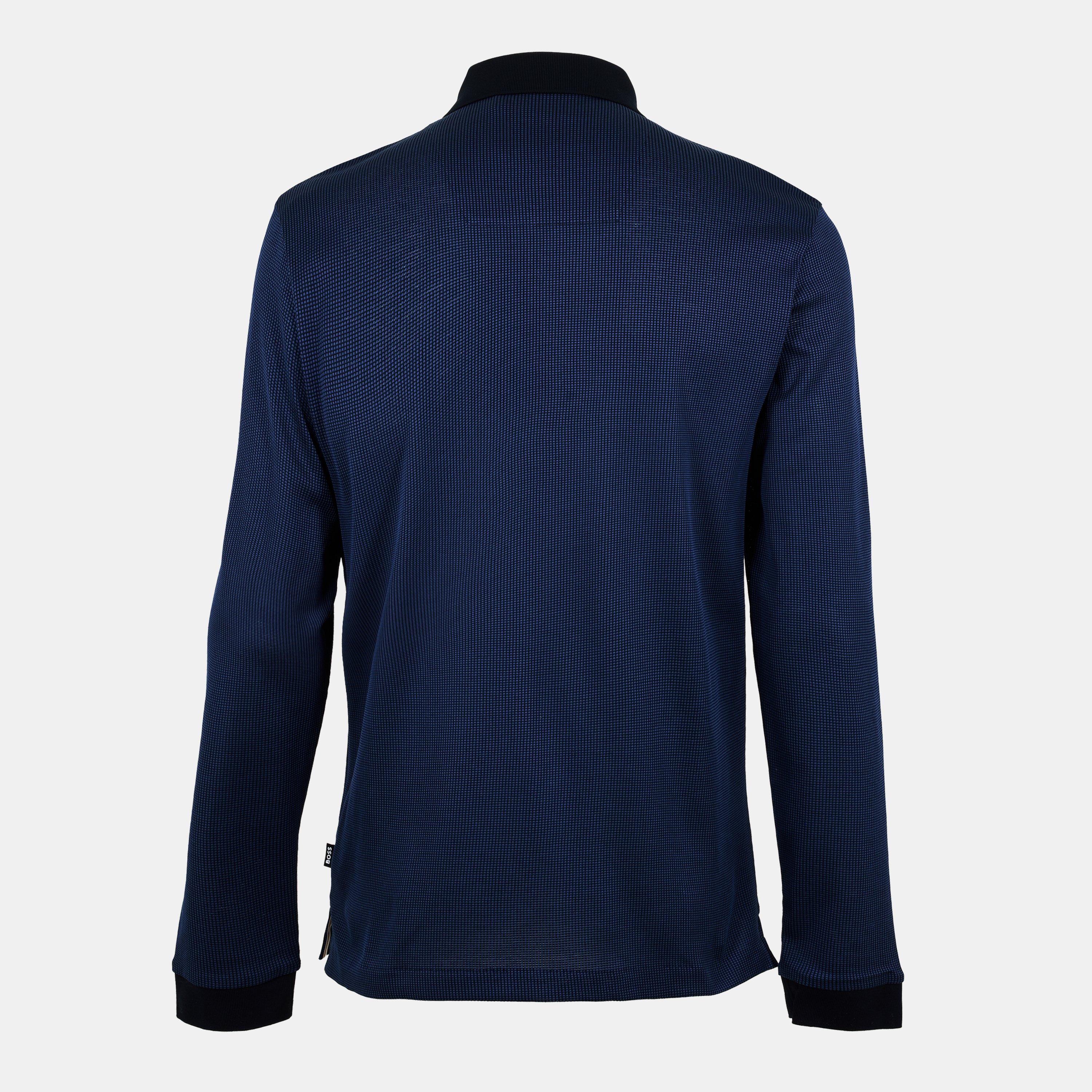 Dark Blue 404 - Boss - Men's HBB HPado 431 Long-Sleeve Polo - 2