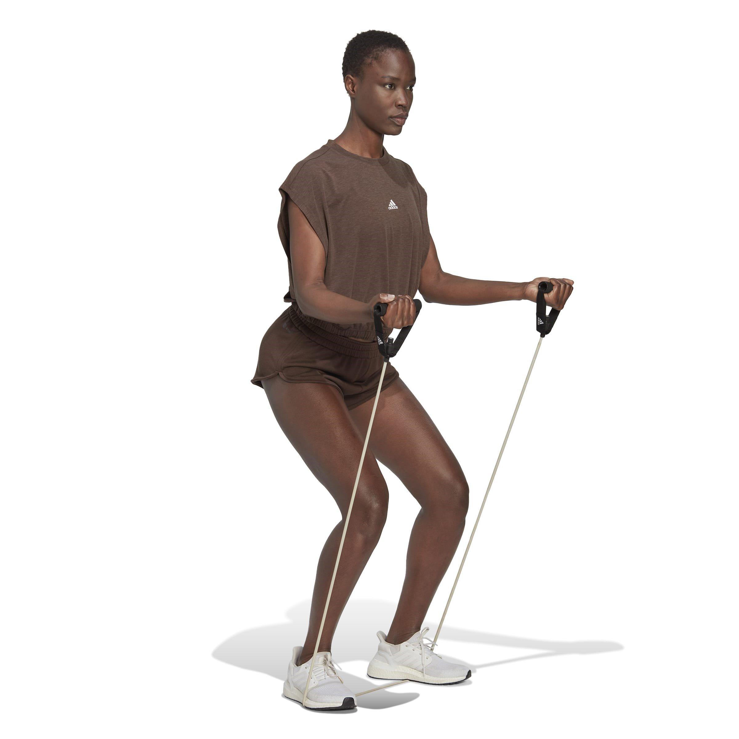 Brun - adidas - Jersey Jogger Shorts - 4