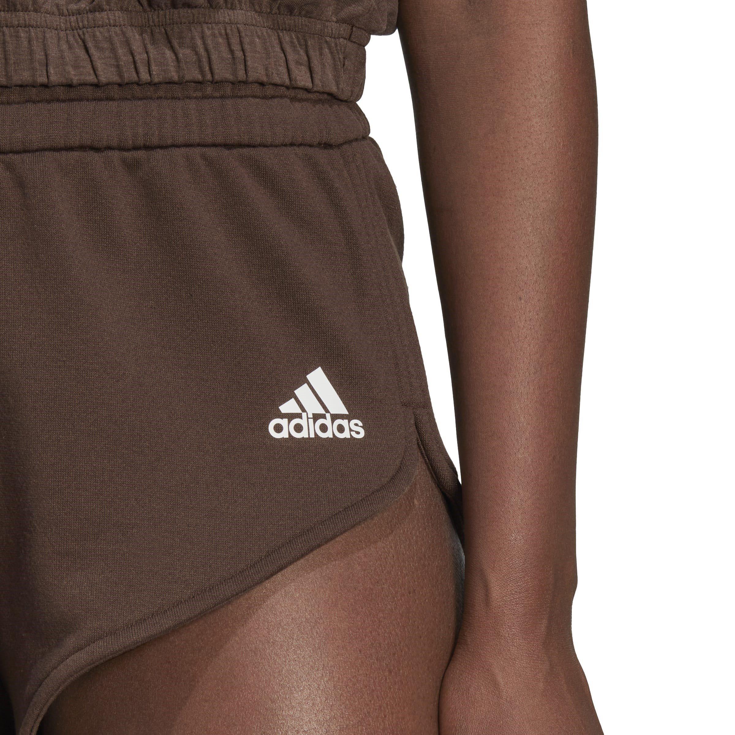 Brun - adidas - Jersey Jogger Shorts - 5