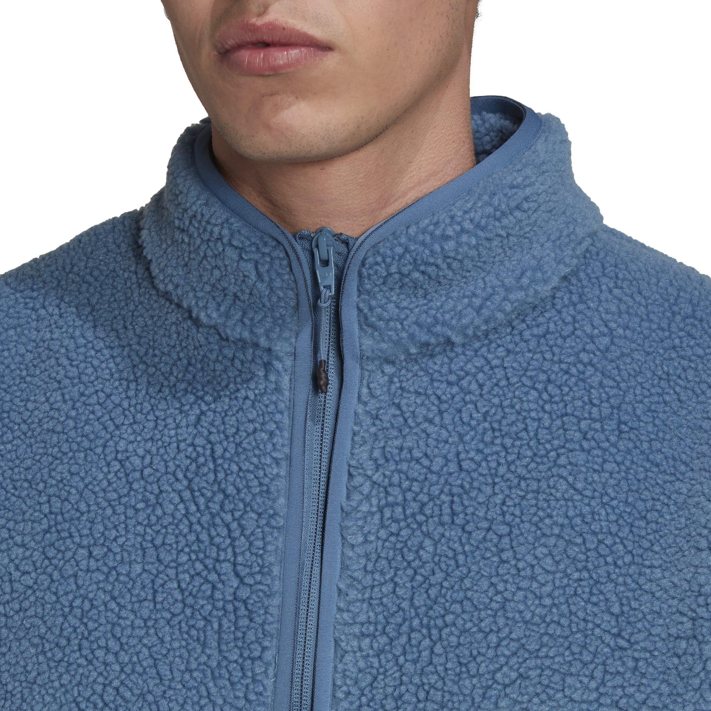 Blauw - adidas Originals - Reclaim Sherpa Jacket Mens - 5