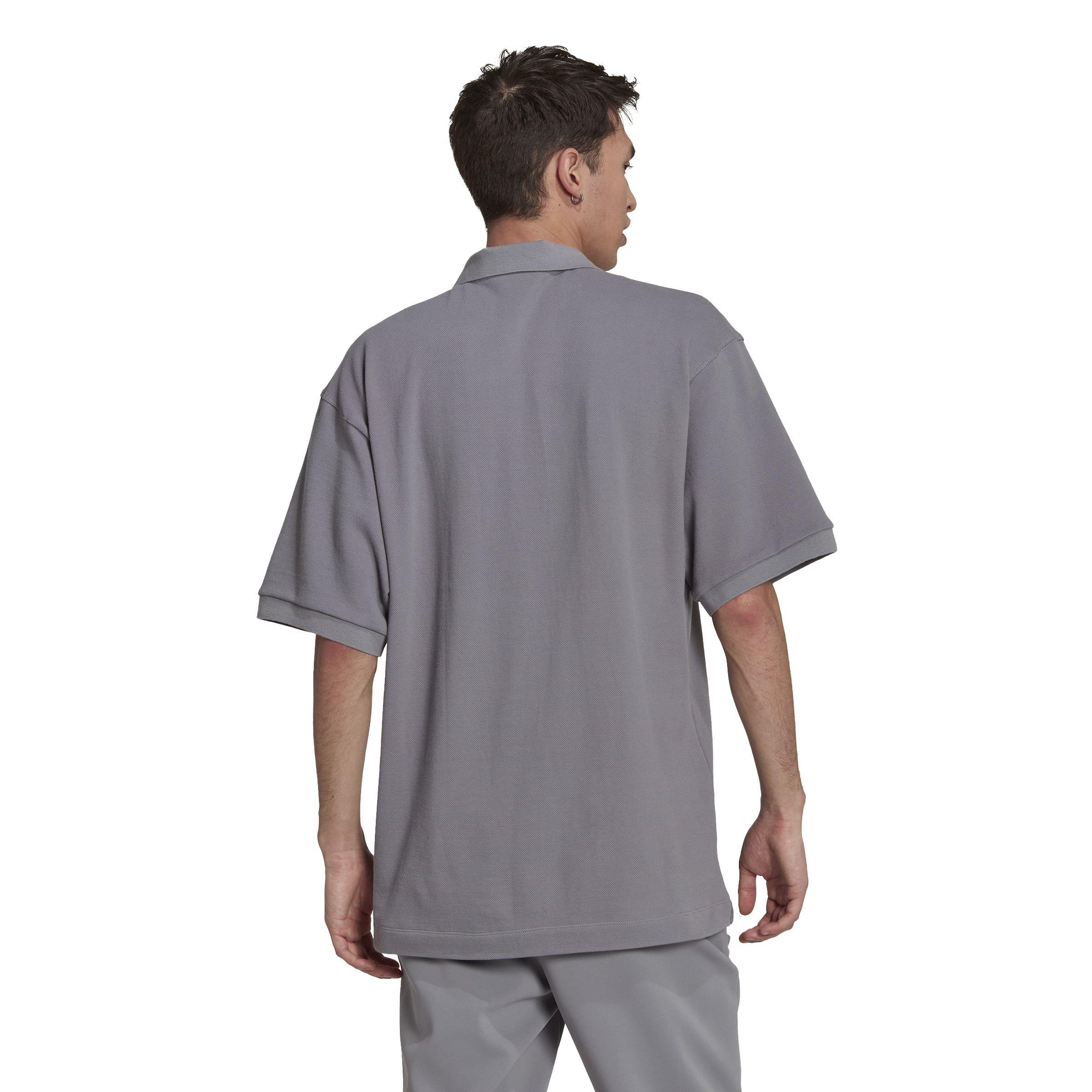 Grigio - adidas Originals - Tie Break Short-Sleeve Polo Shirt - 3