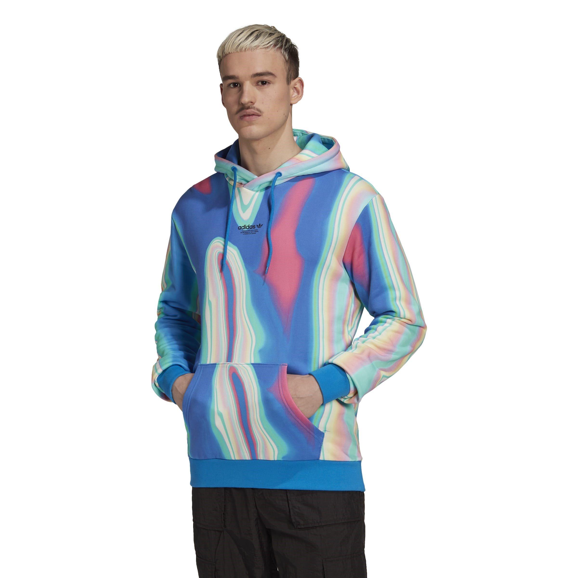Blue - adidas Originals - Men's Over the Head Hoodie - 2