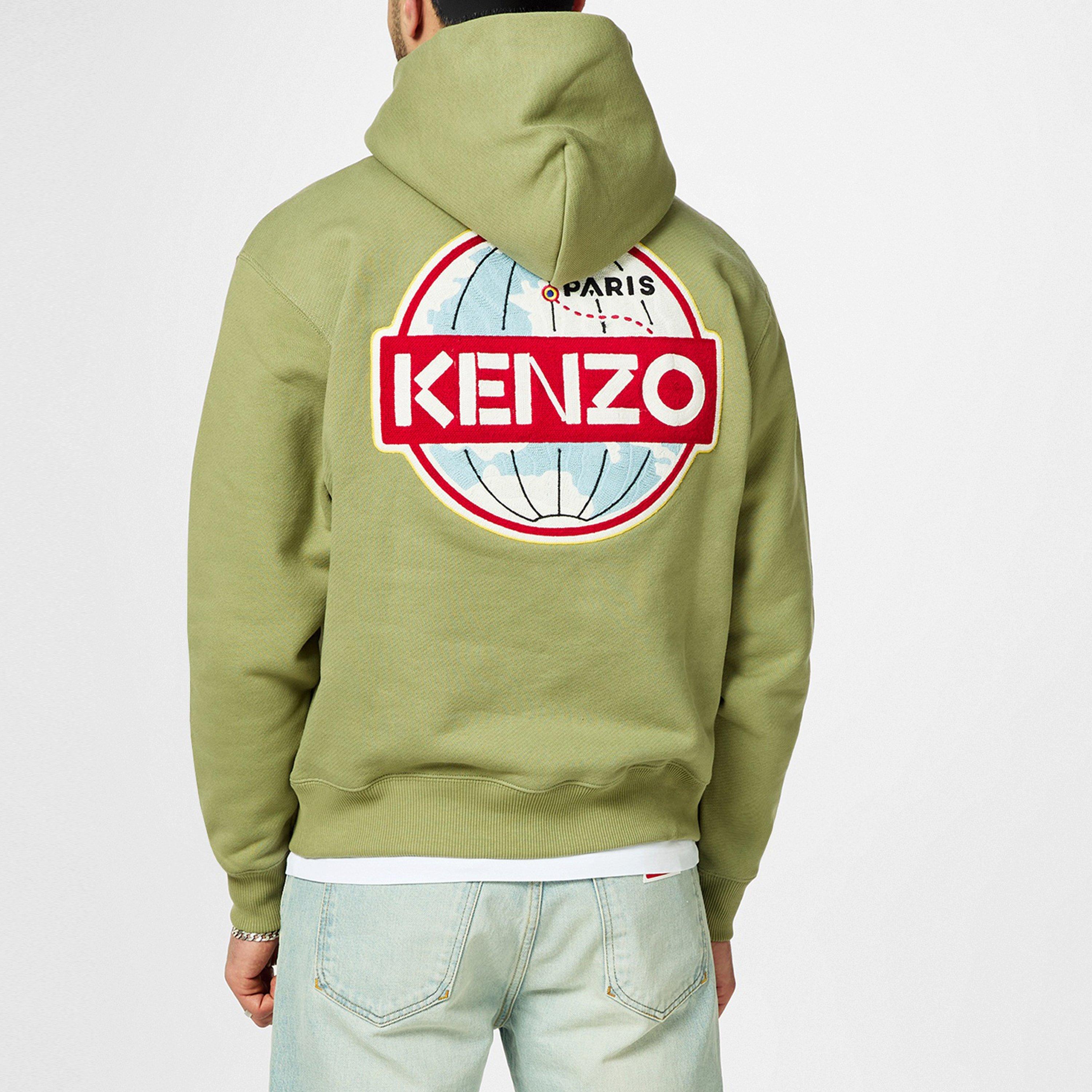 Sage Green - Kenzo - Men's Travel Hoodie - 2