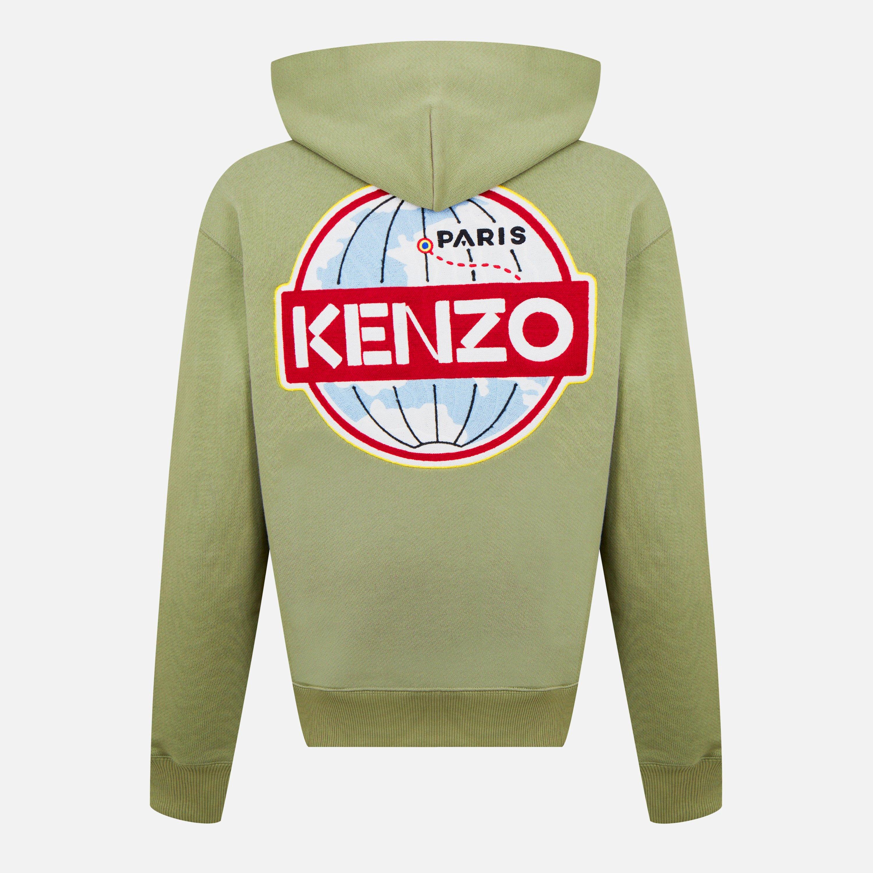 Sage Green - Kenzo - Men's Travel Hoodie - 6