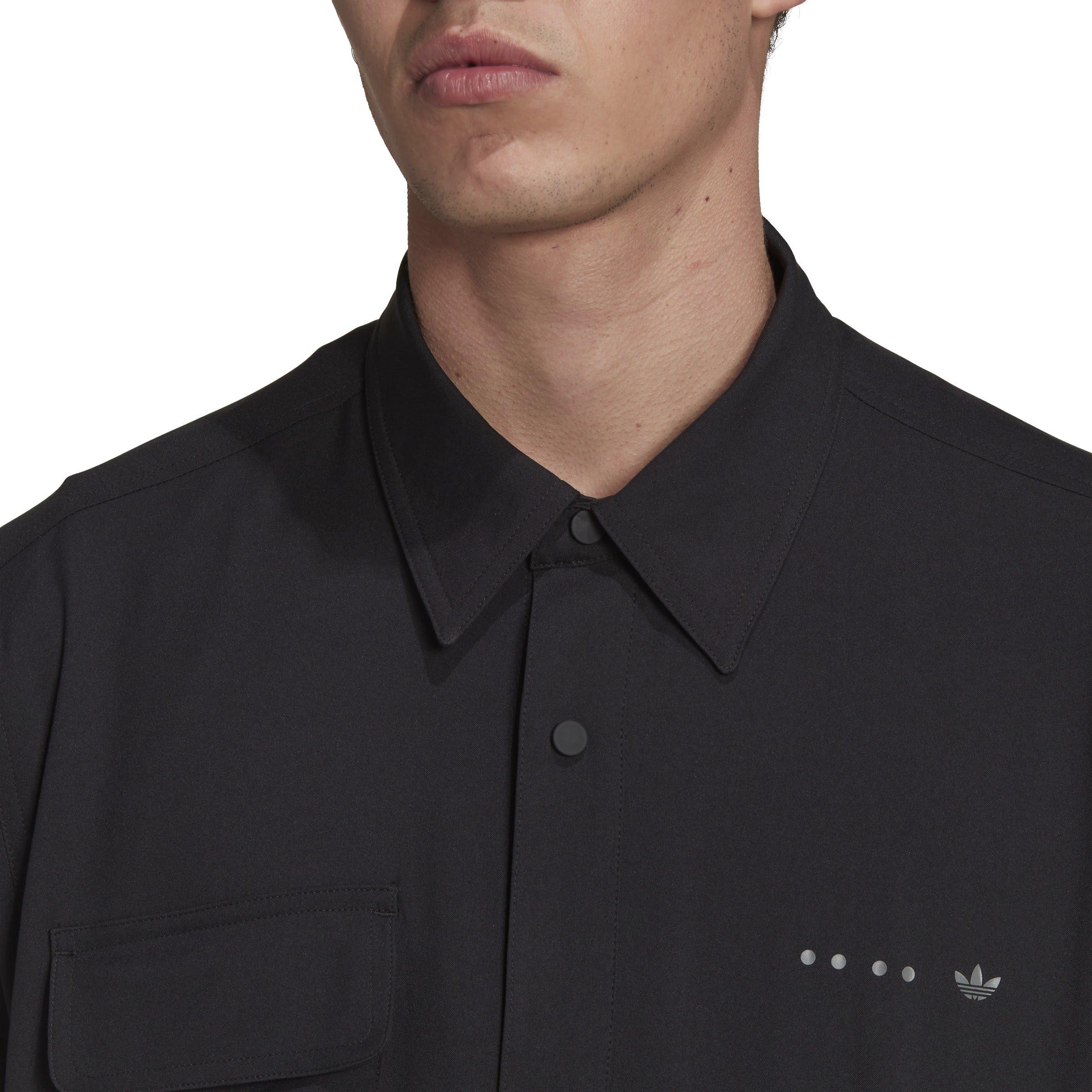 Black - adidas Originals - Men's Plain Long-Sleeve Shirt - 5