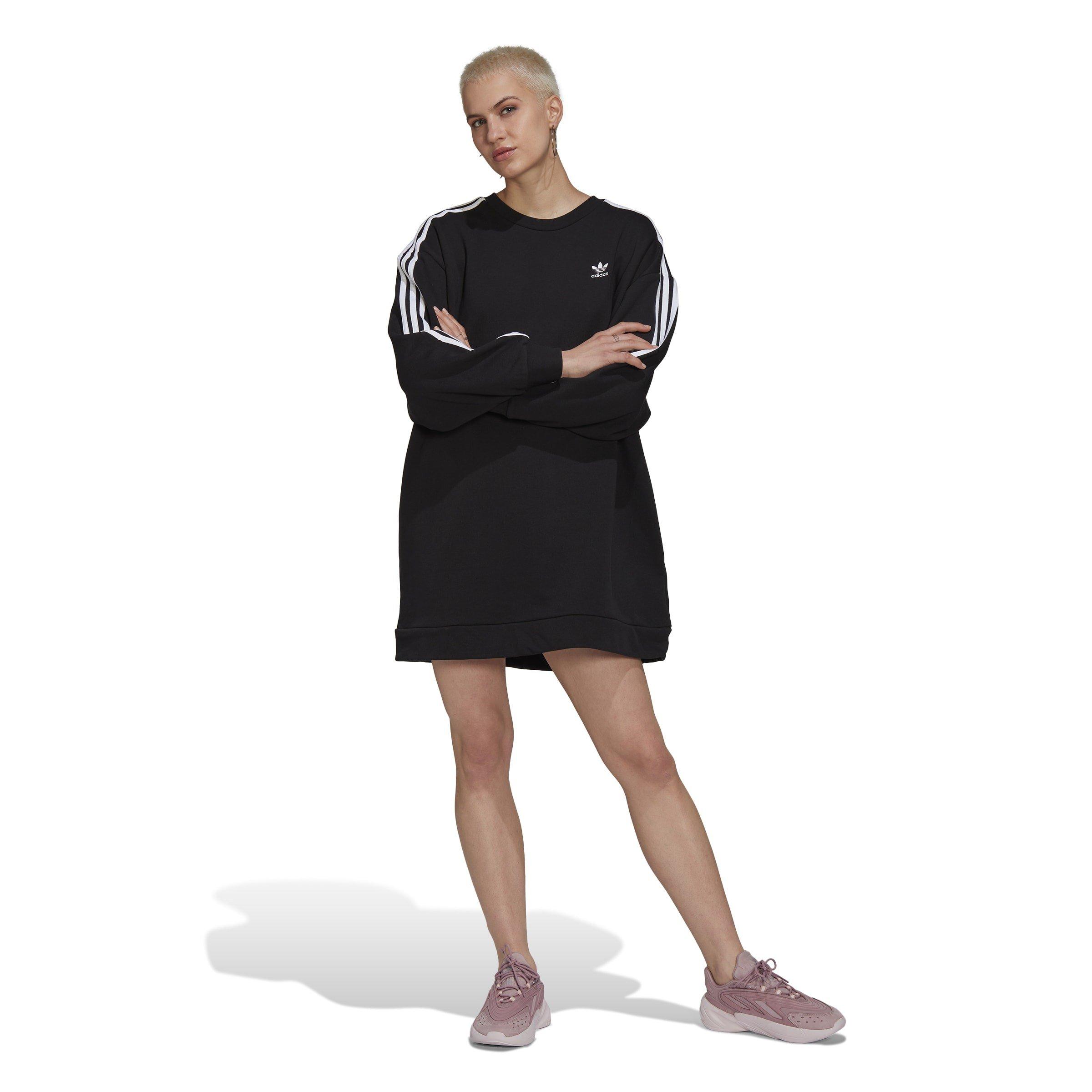 Black - adidas Originals - Women's T-Shirt Dress - 2