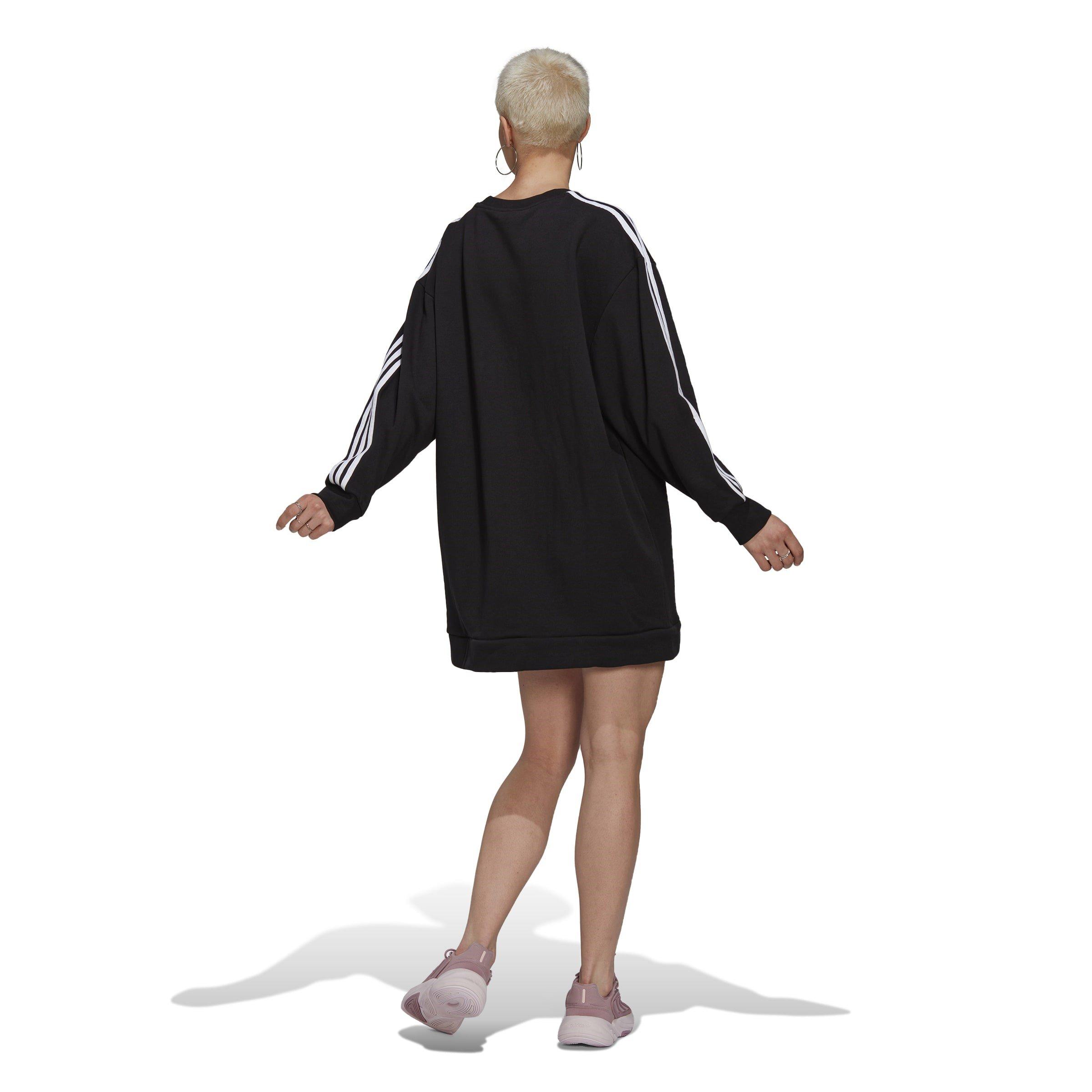 Black - adidas Originals - Women's T-Shirt Dress - 3