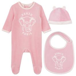 Kenzo All In One Gift Set With Bib And Hat Babies