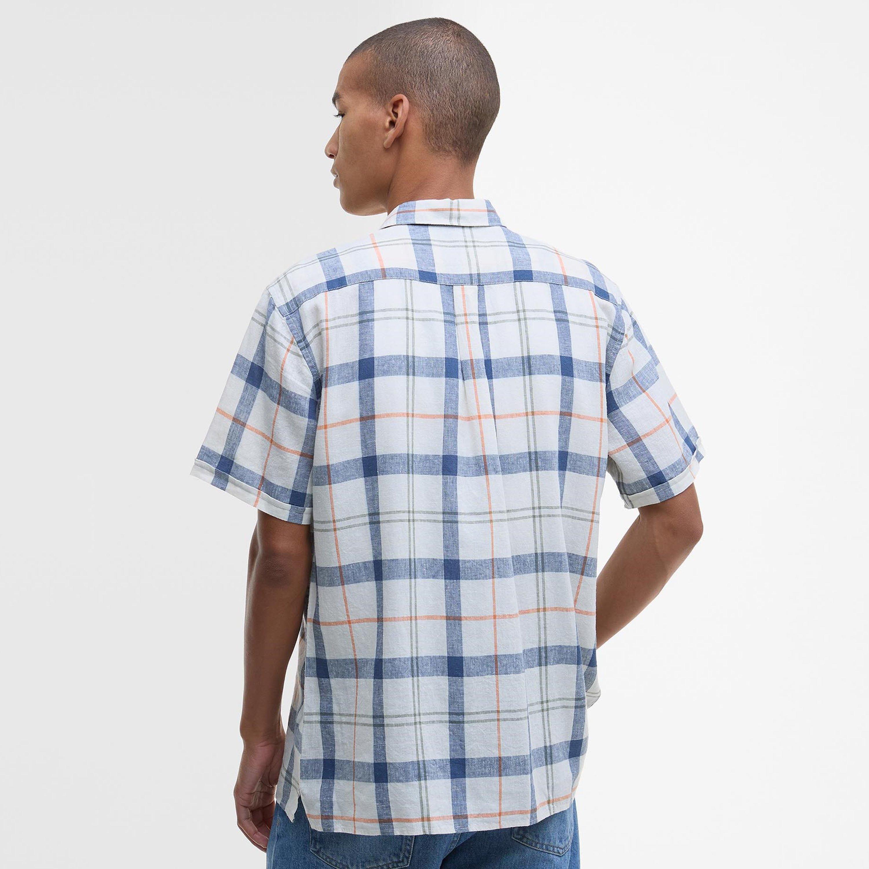 Sea Haze Tartan - Barbour - Croft Short Sleeve Regular Shirt - 3