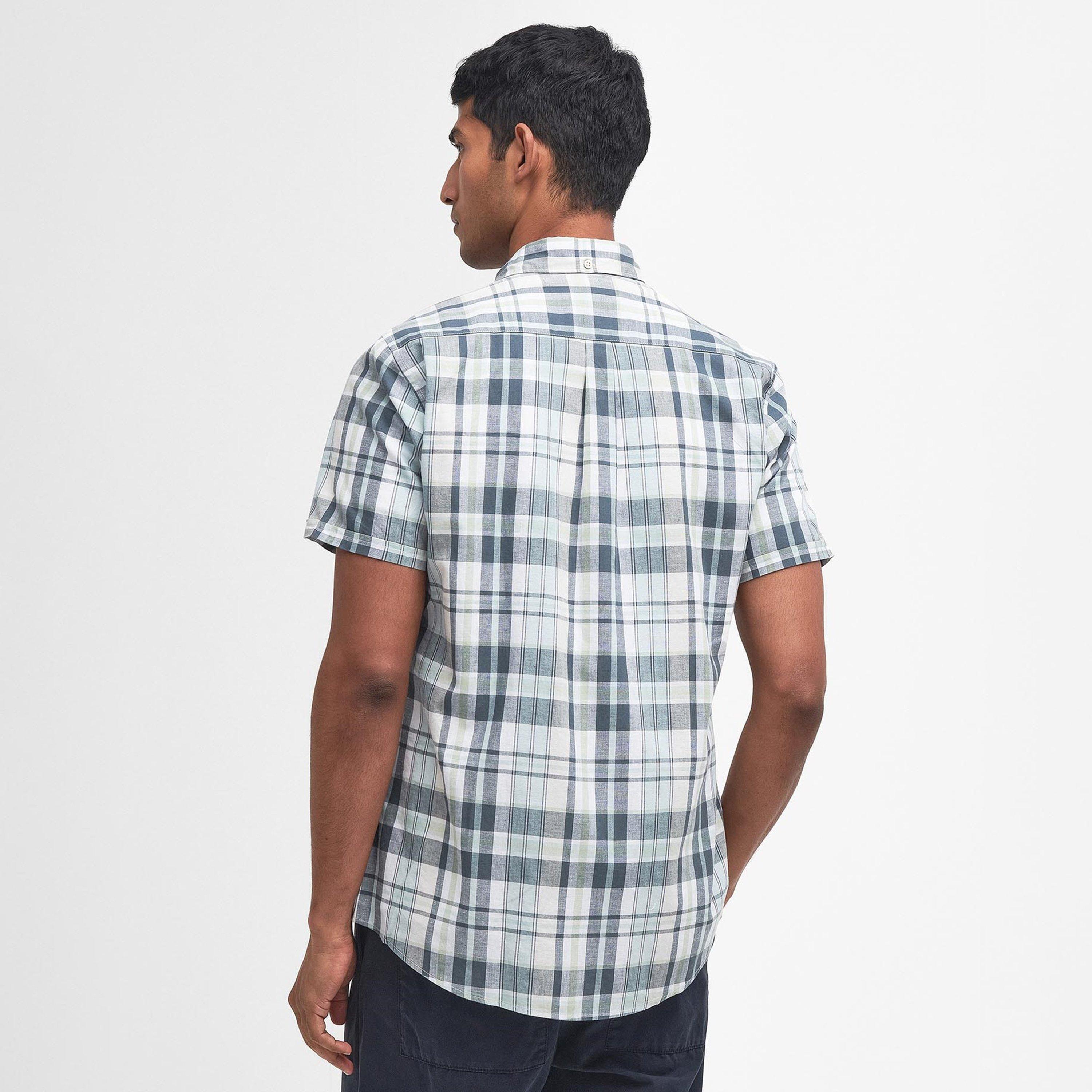White WH11 - Barbour - Alford Tailored Short Sleeve Shirt - 3