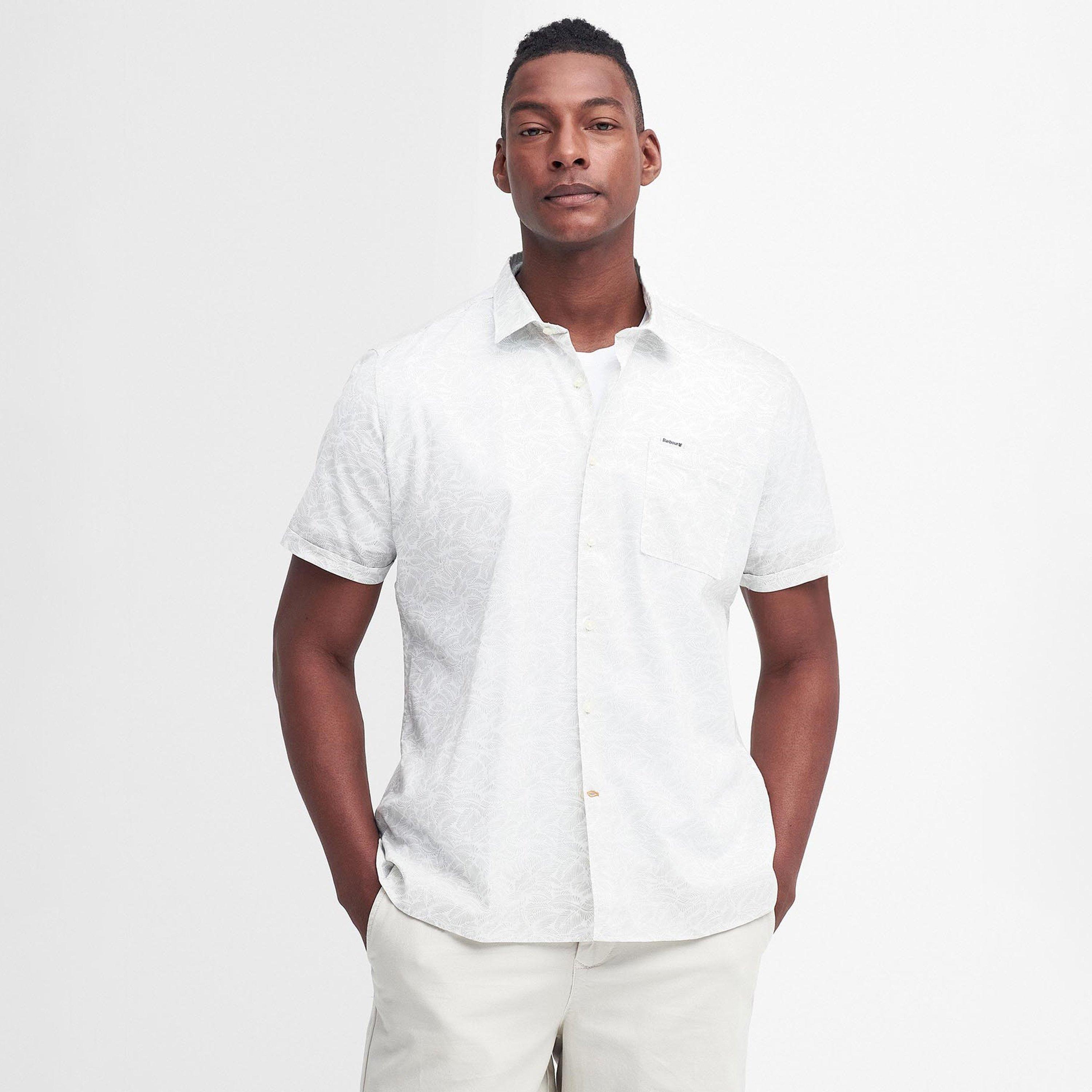 Ecru BE11 - Barbour - Horsehill Regular Short Sleeve Shirt - 2