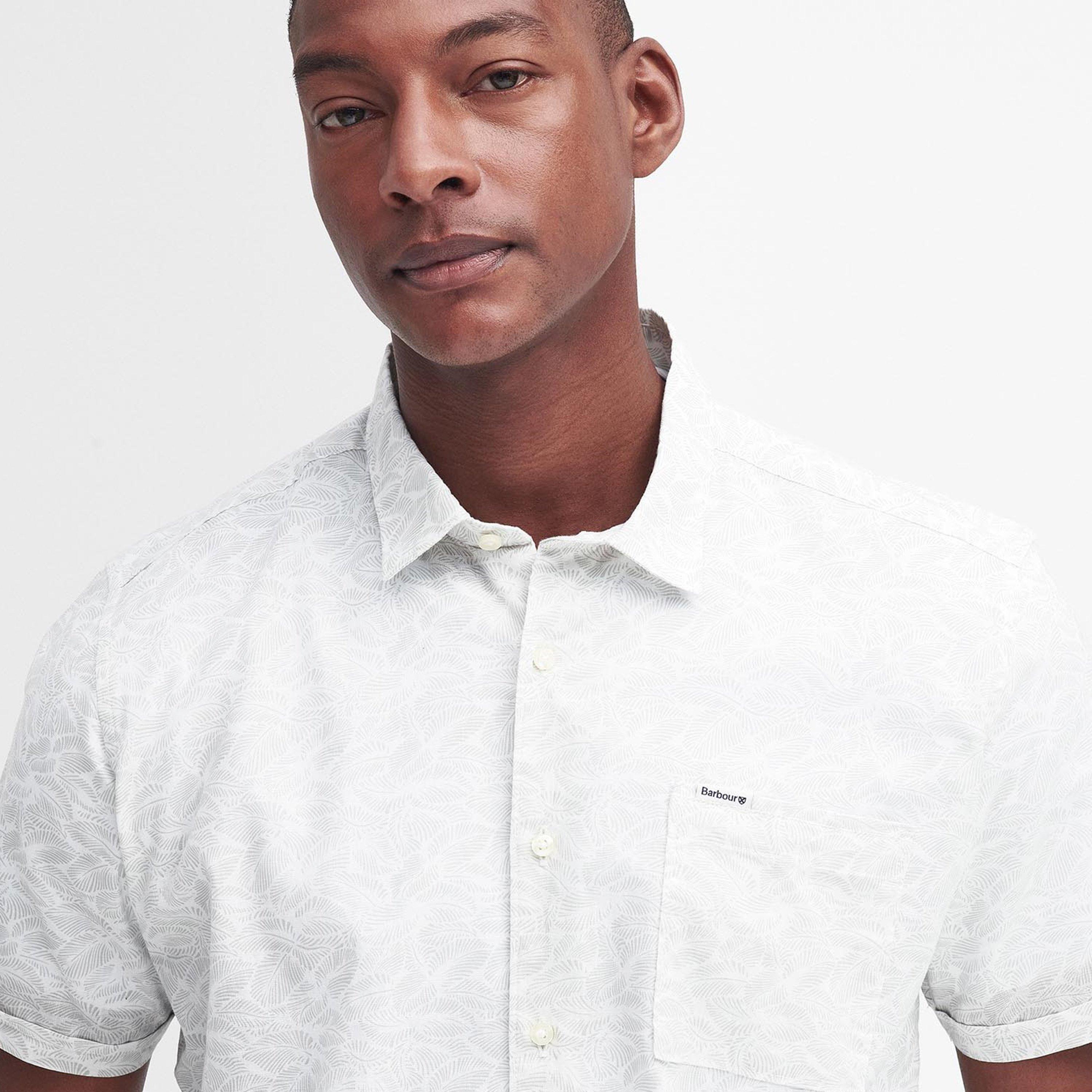 Ecru BE11 - Barbour - Horsehill Regular Short Sleeve Shirt - 4