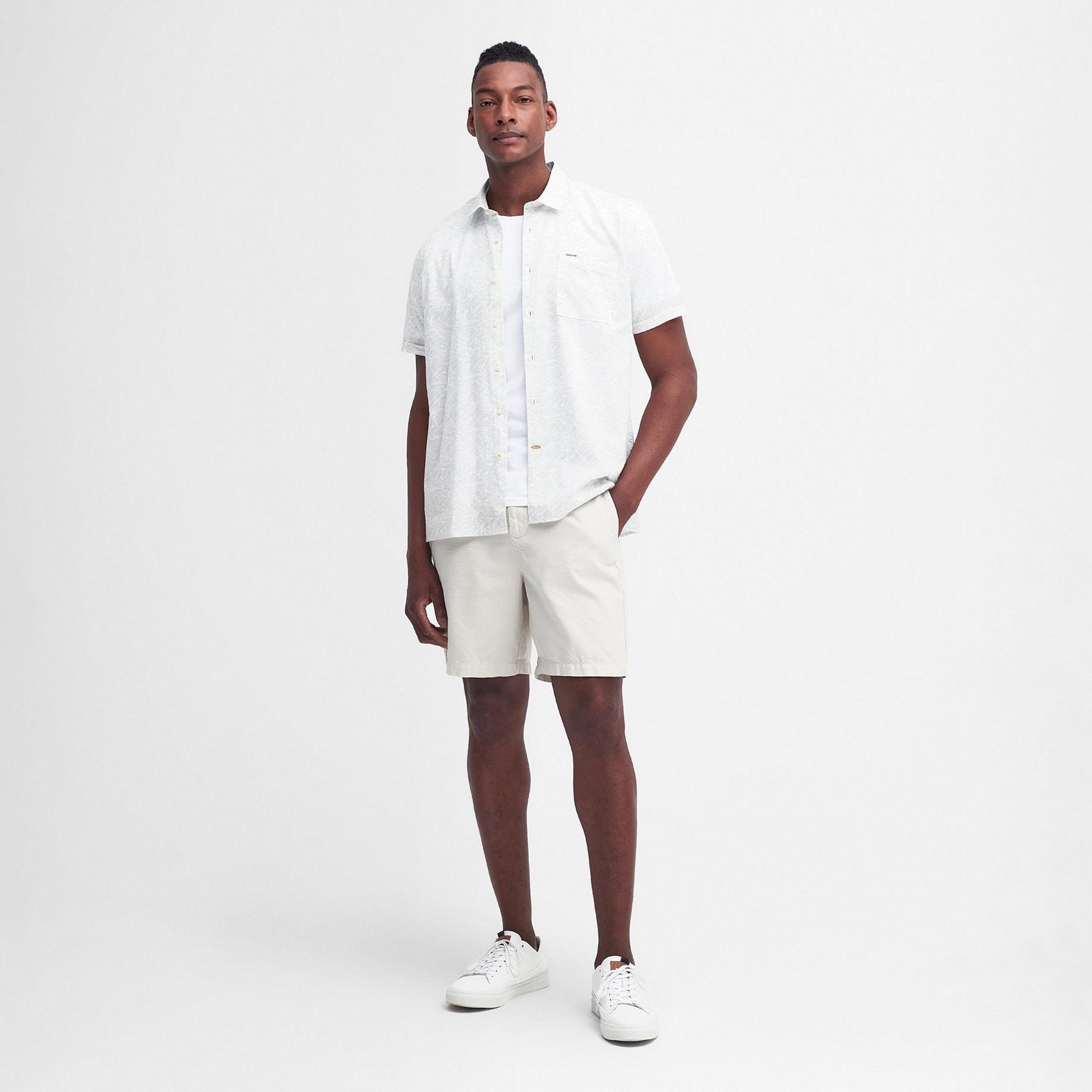 Ecru BE11 - Barbour - Horsehill Regular Short Sleeve Shirt - 5