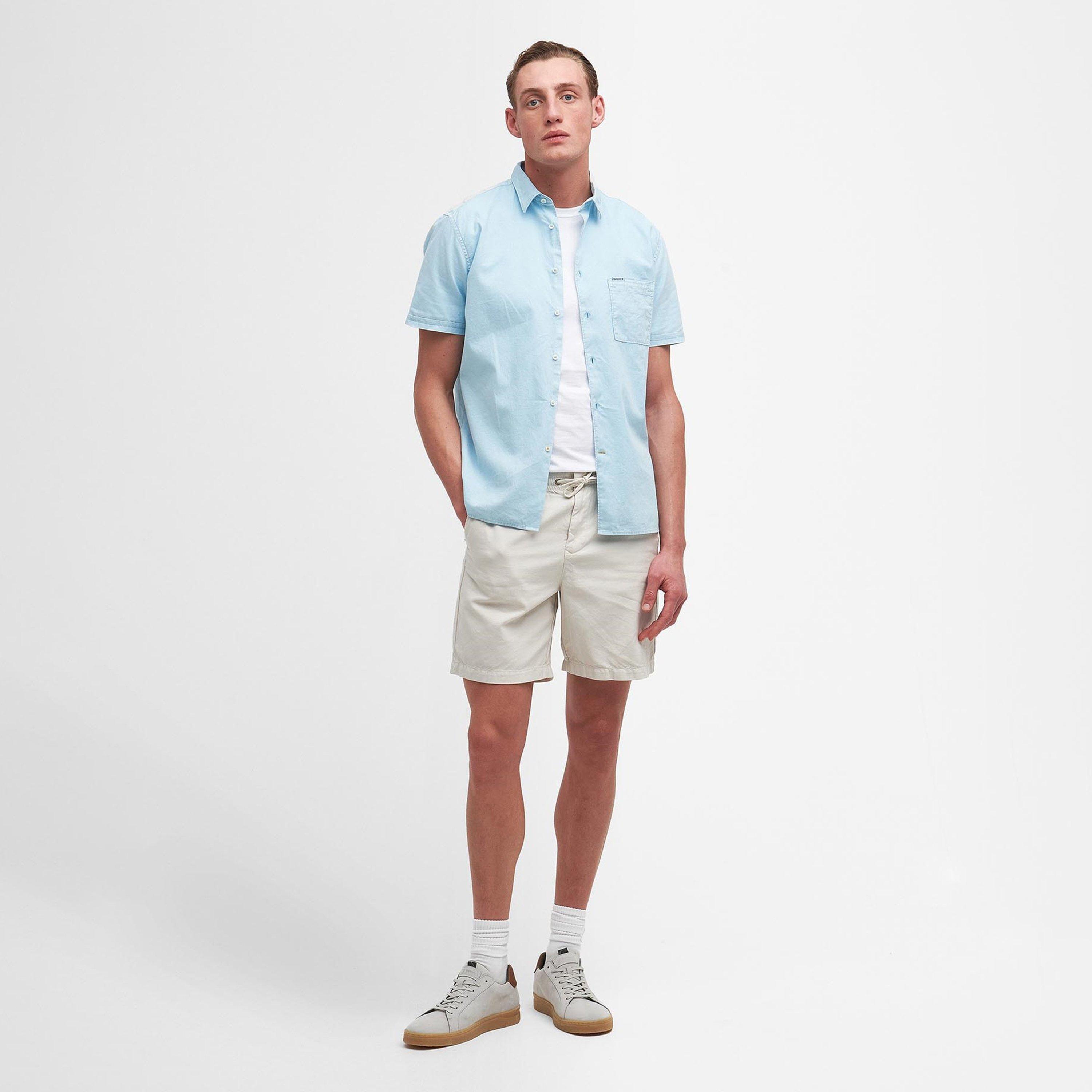 Sky BL32 - Barbour - Terra Dye Regular Short Sleeve Shirt - 5