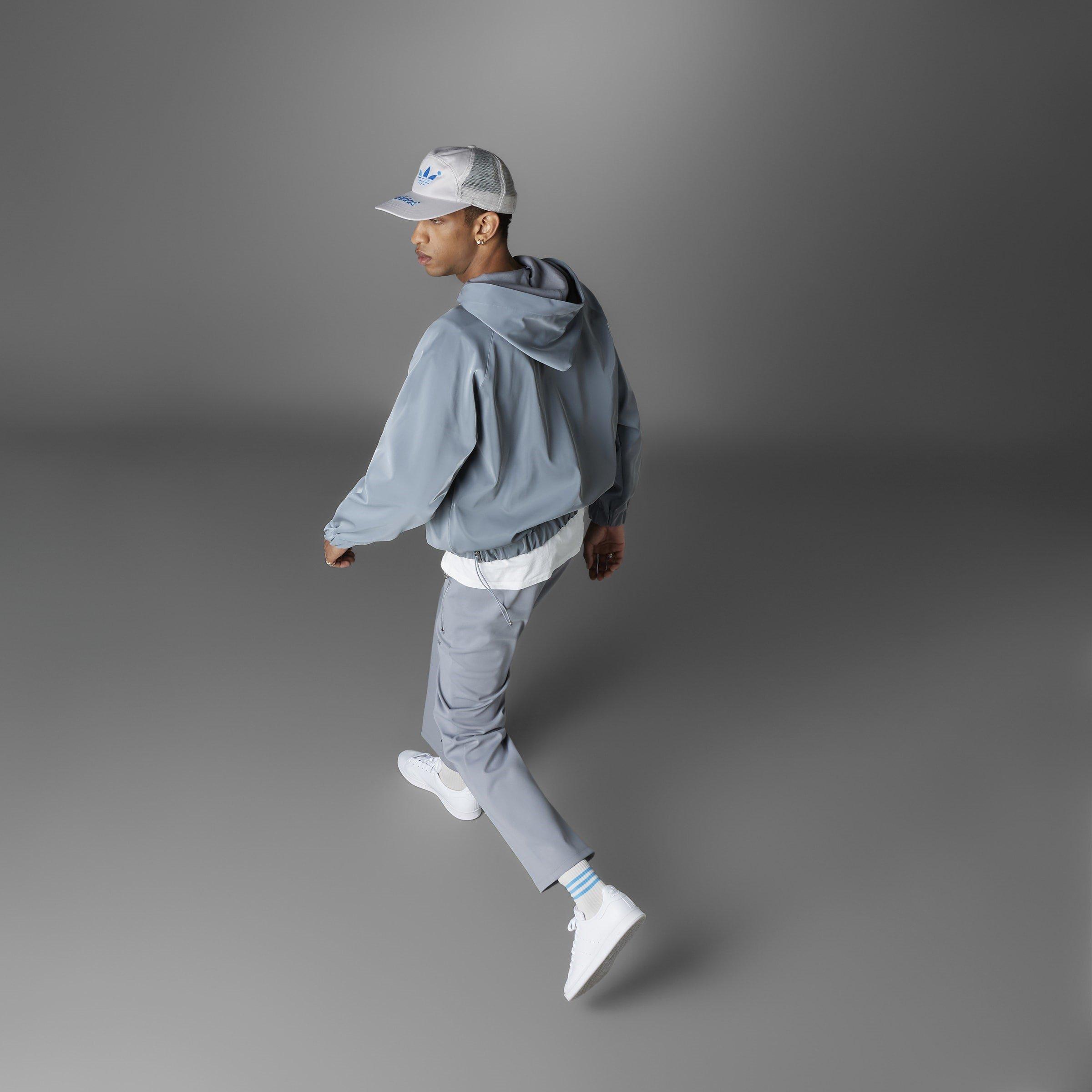 Cinzento - adidas Originals - High Shine Hoodie - 12