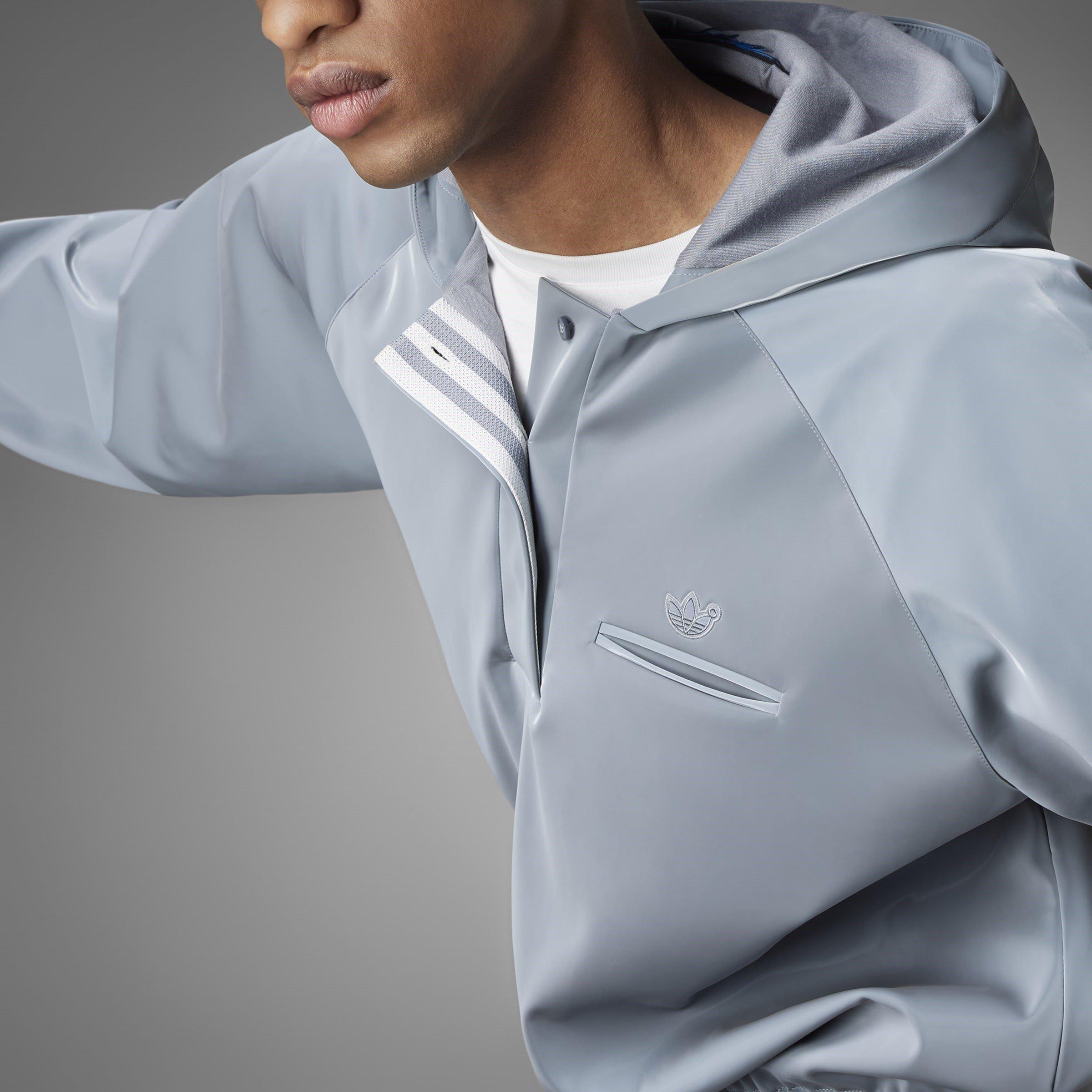 Cinzento - adidas Originals - High Shine Hoodie - 13