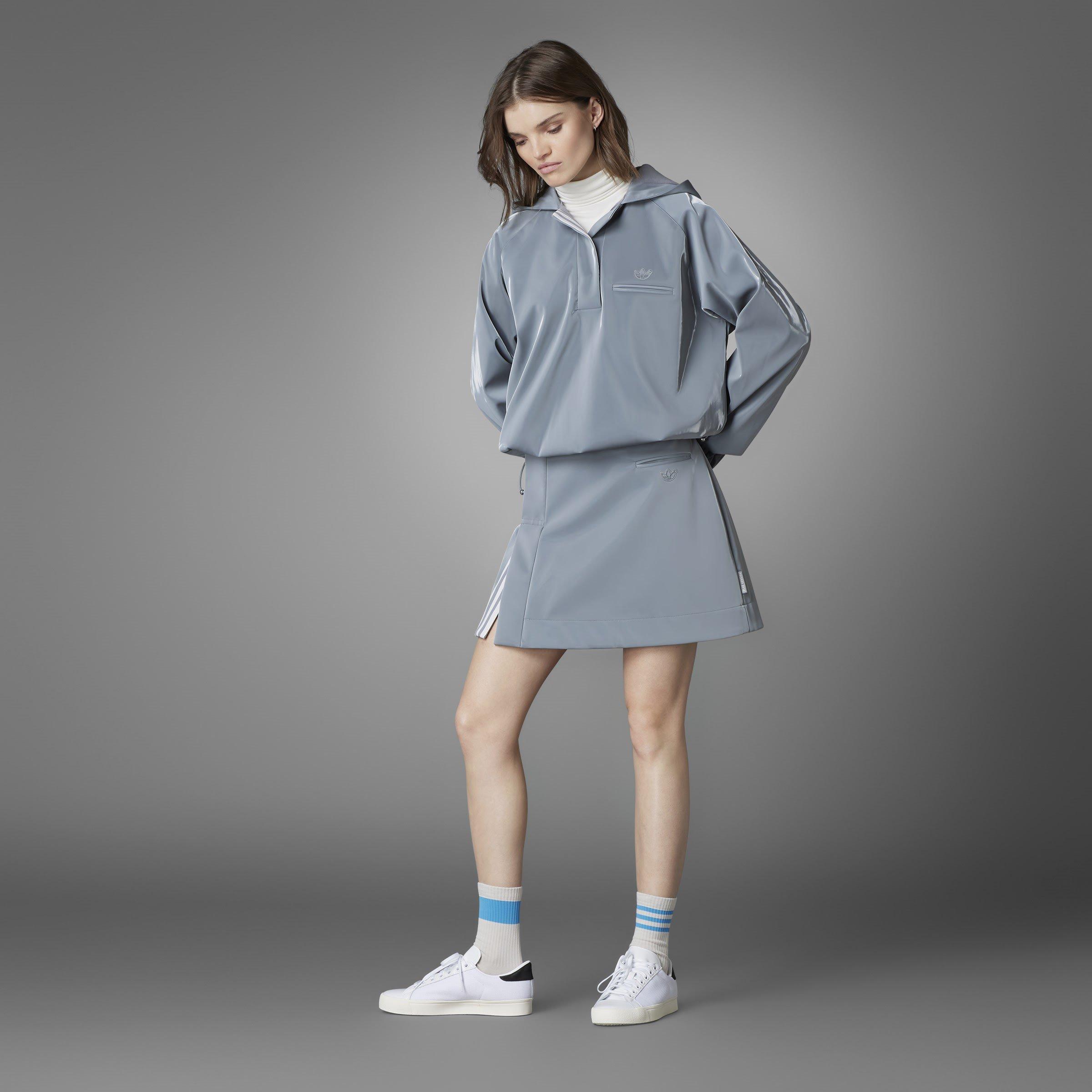 Cinzento - adidas Originals - High Shine Hoodie - 15