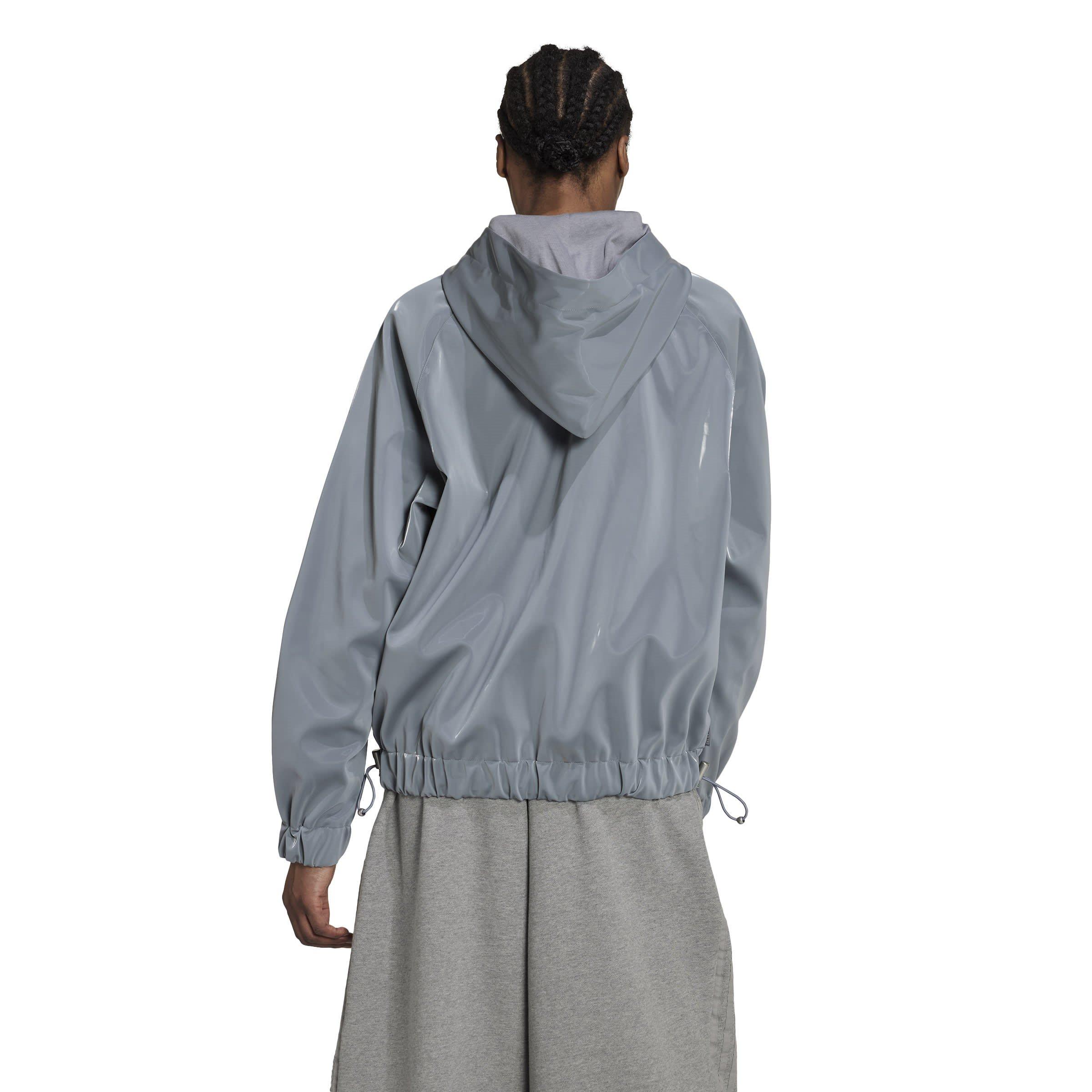 Cinzento - adidas Originals - High Shine Hoodie - 3