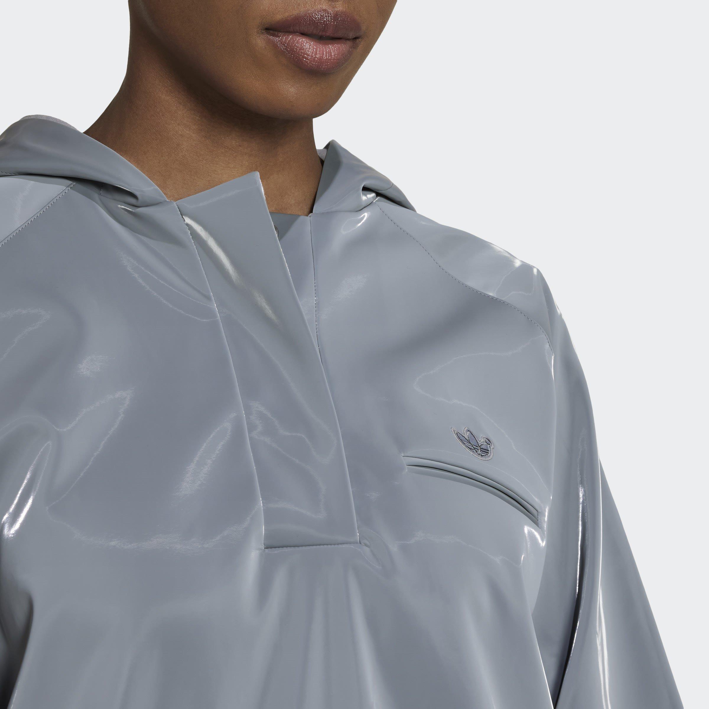 Cinzento - adidas Originals - High Shine Hoodie - 6