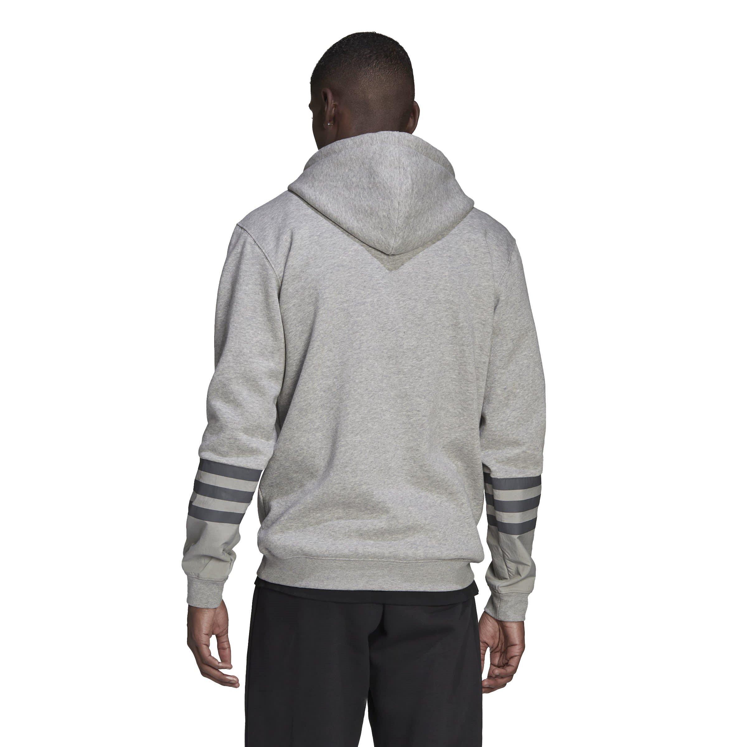Grey - adidas Originals - Men's Over the Head Hoodie - 3