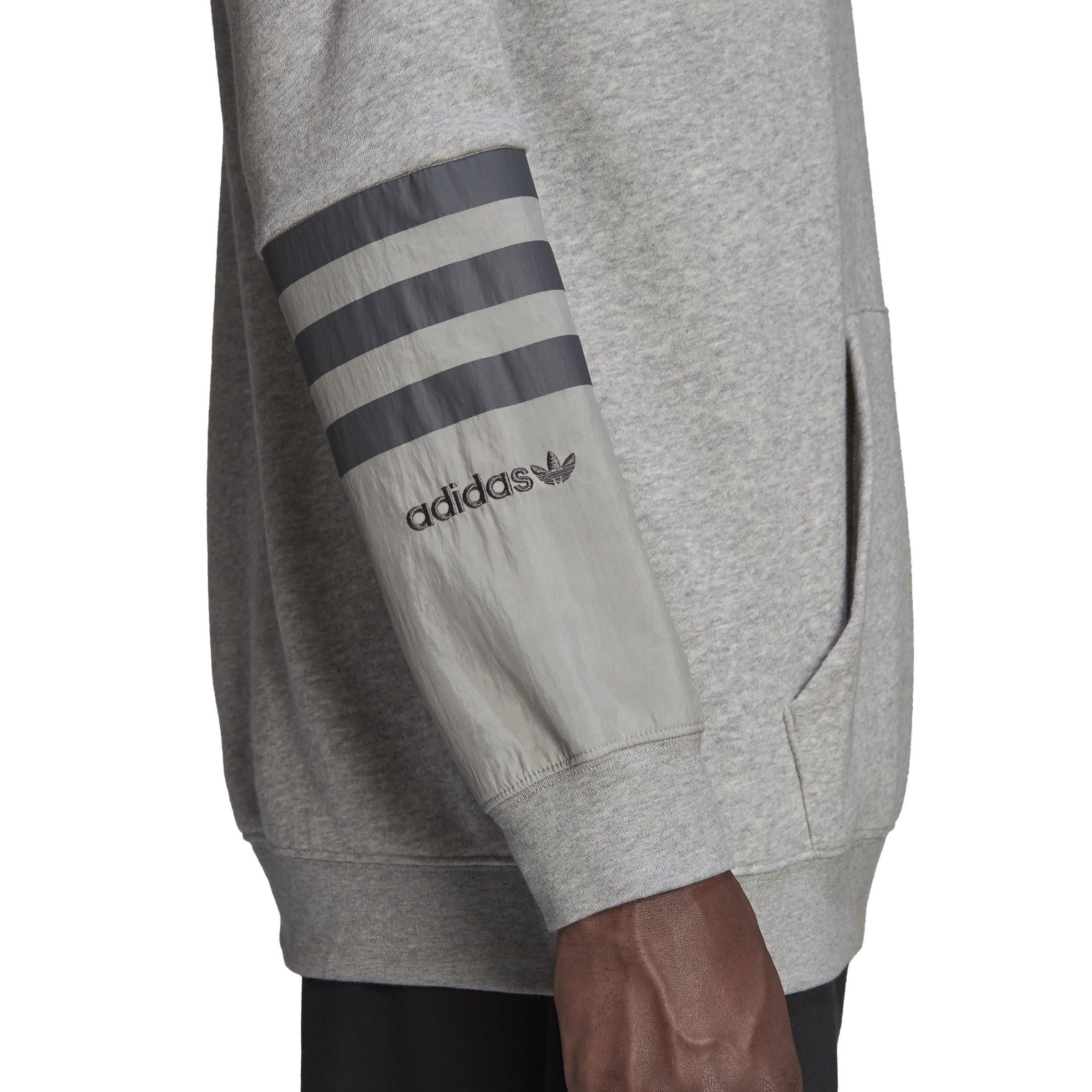 Grey - adidas Originals - Men's Over the Head Hoodie - 8