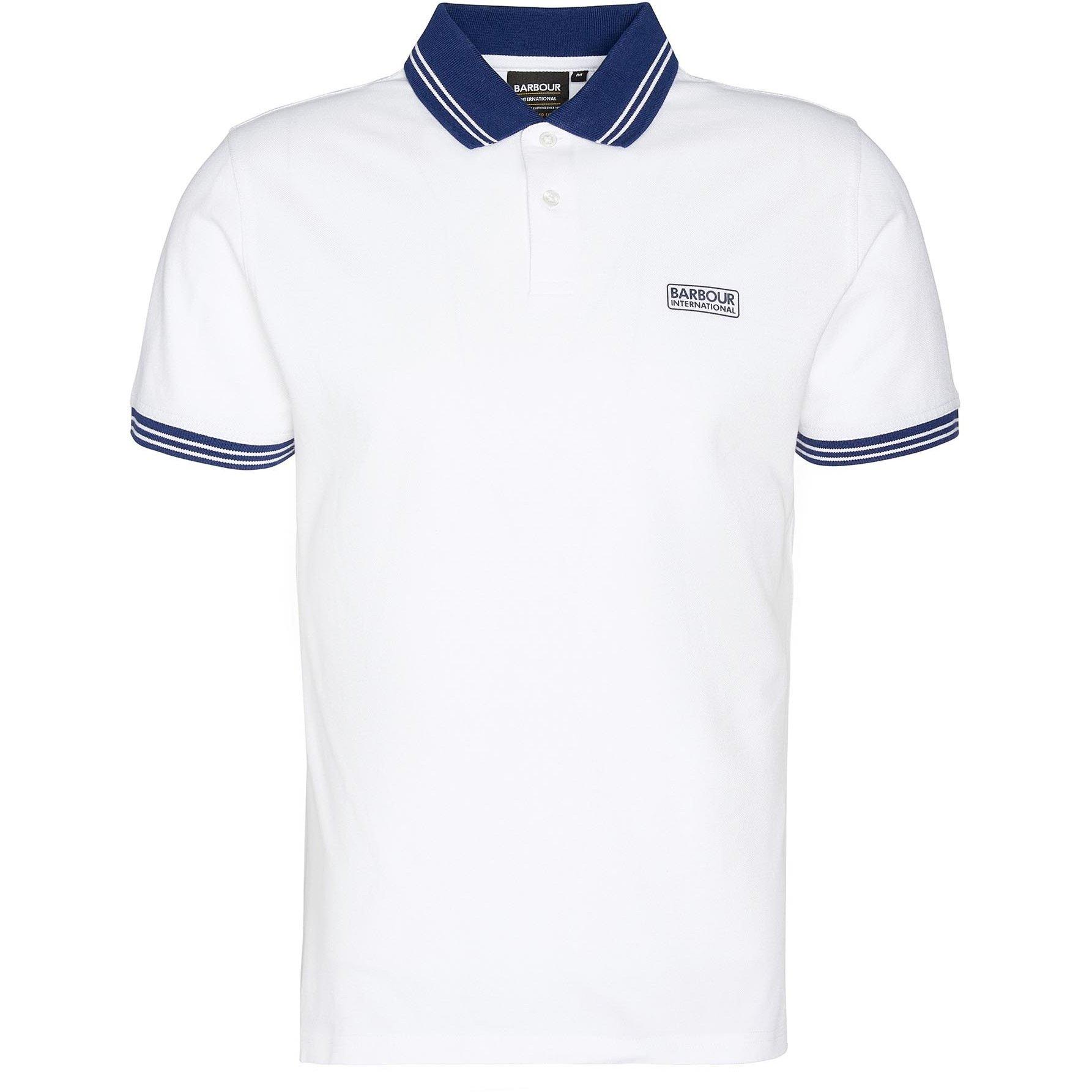 White WH11 - Barbour International - Tracker Polo Shirt - 6