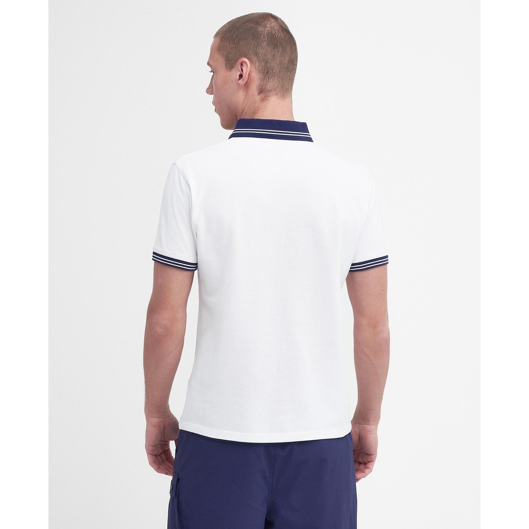 White WH11 - Barbour International - Tracker Polo Shirt - 2