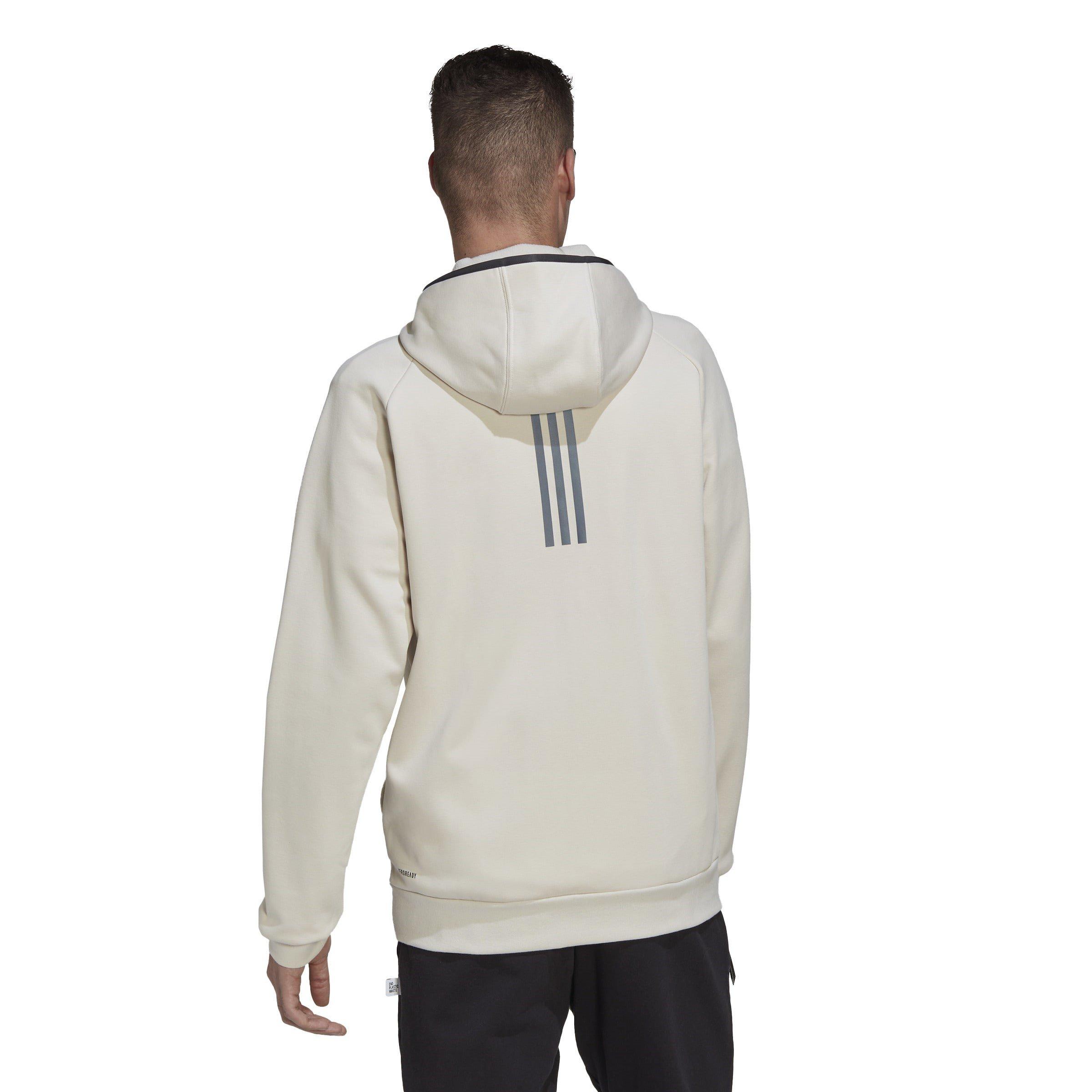 Beige - adidas - X-City Full-Zip Hoodie Mens - 3