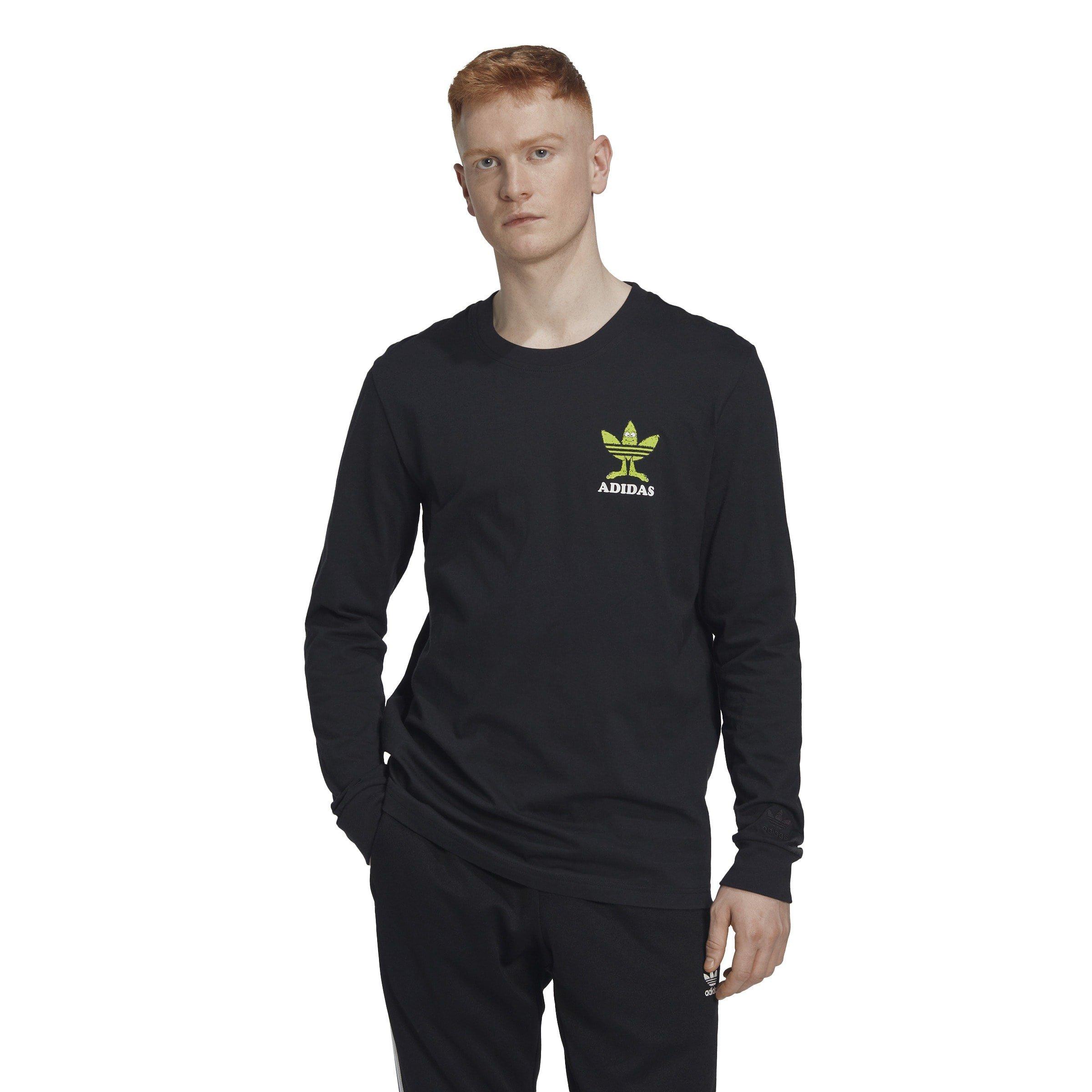 Black - adidas Originals - Men's Long-Sleeve T-Shirt - 2