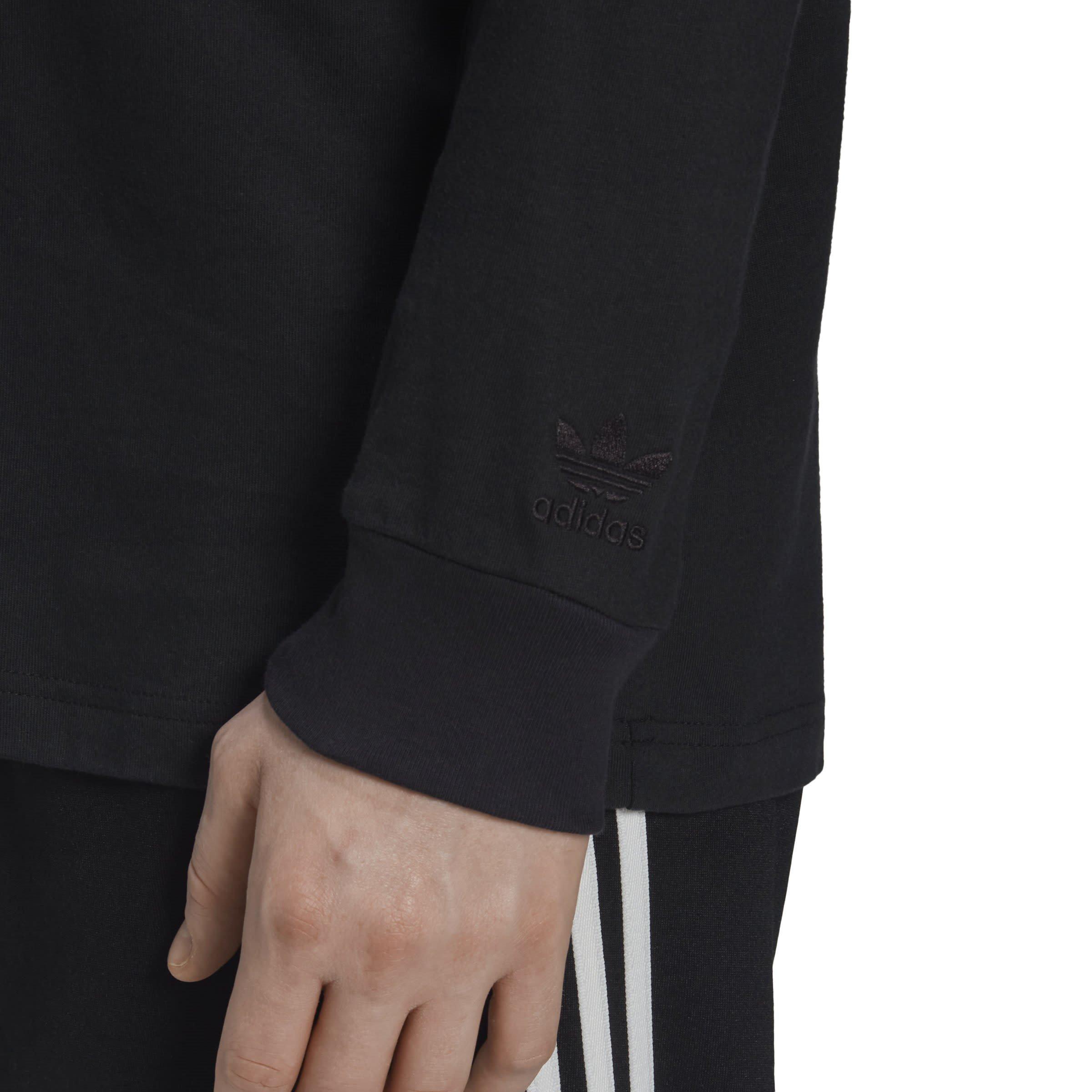 Black - adidas Originals - Men's Long-Sleeve T-Shirt - 5