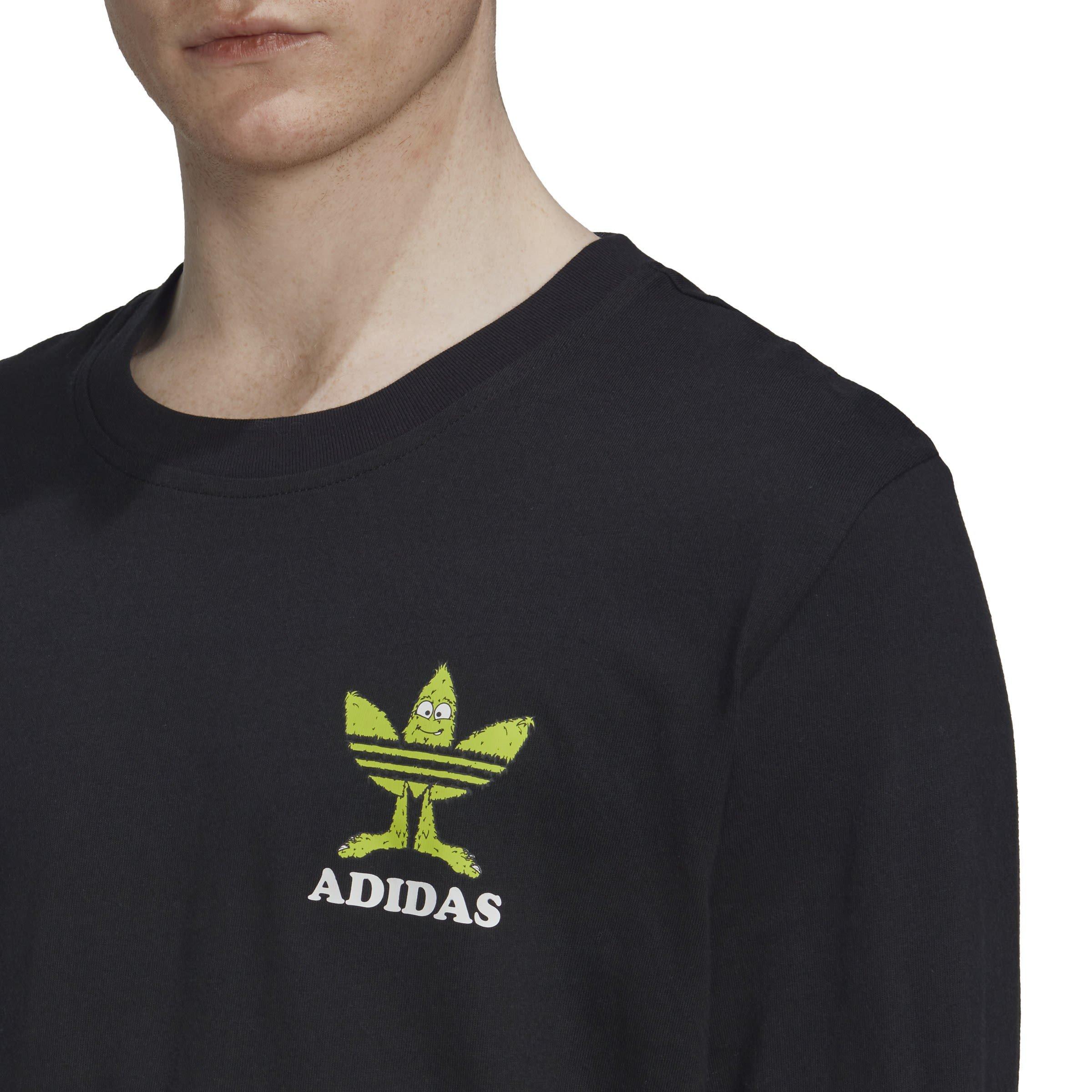 Black - adidas Originals - Men's Long-Sleeve T-Shirt - 6
