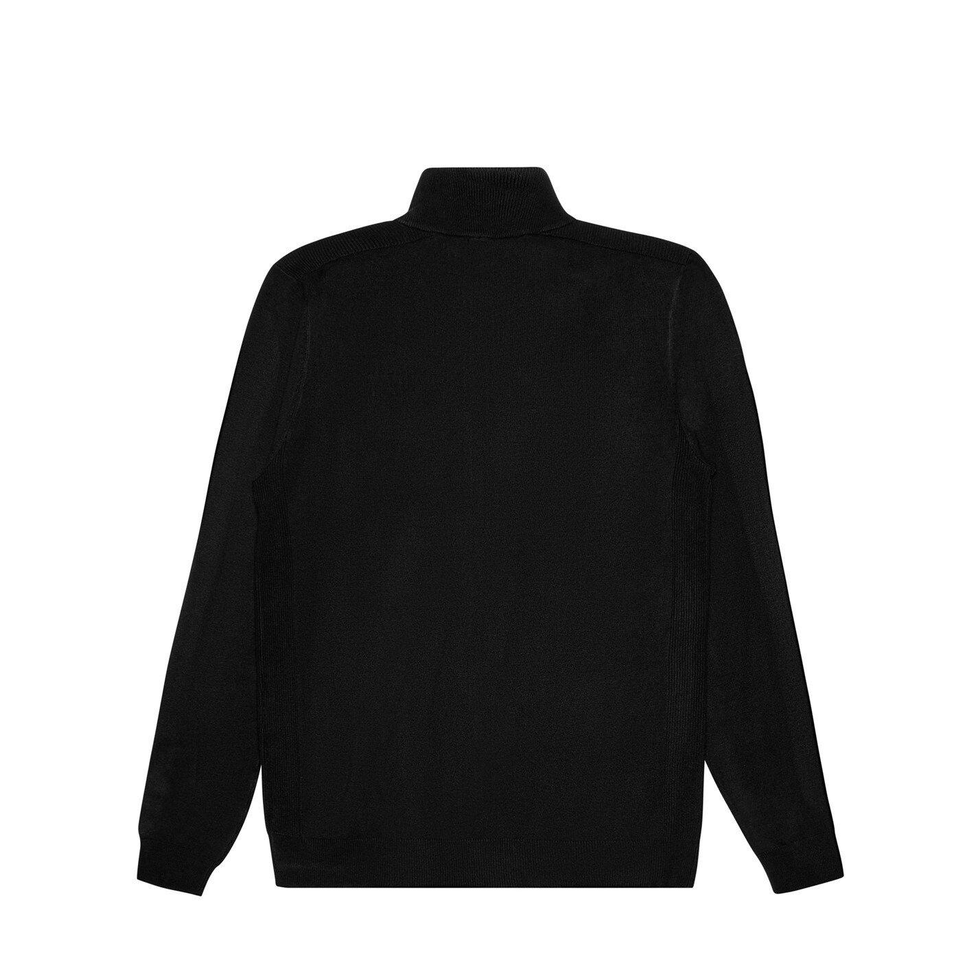 Nero - Antony Morato - SWEATER SLIM FIT IN VISCOSA BLEND YARN WITH METAL LOGO RUBBER PATCH - 2