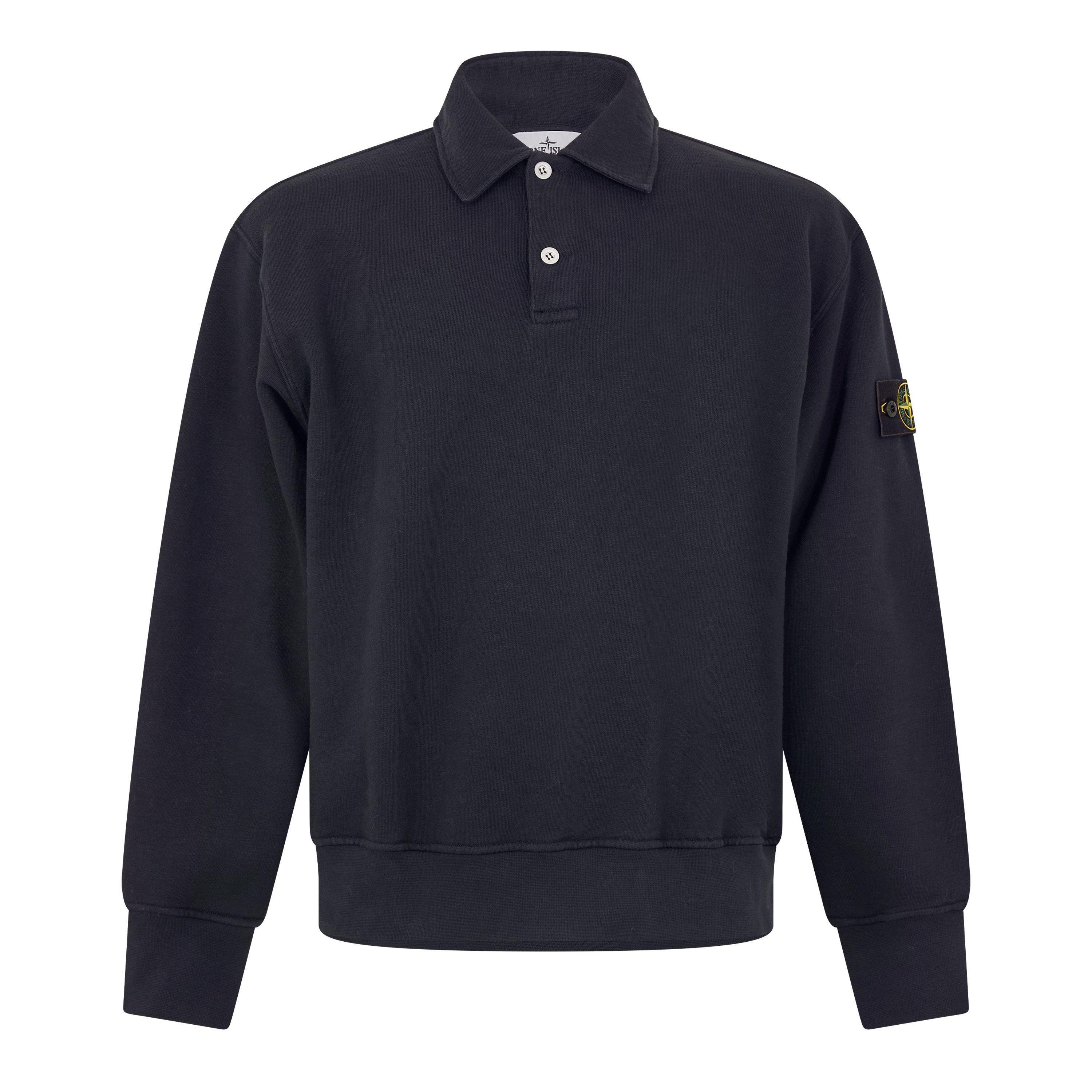 Stone LS Fleece Polo Sn64