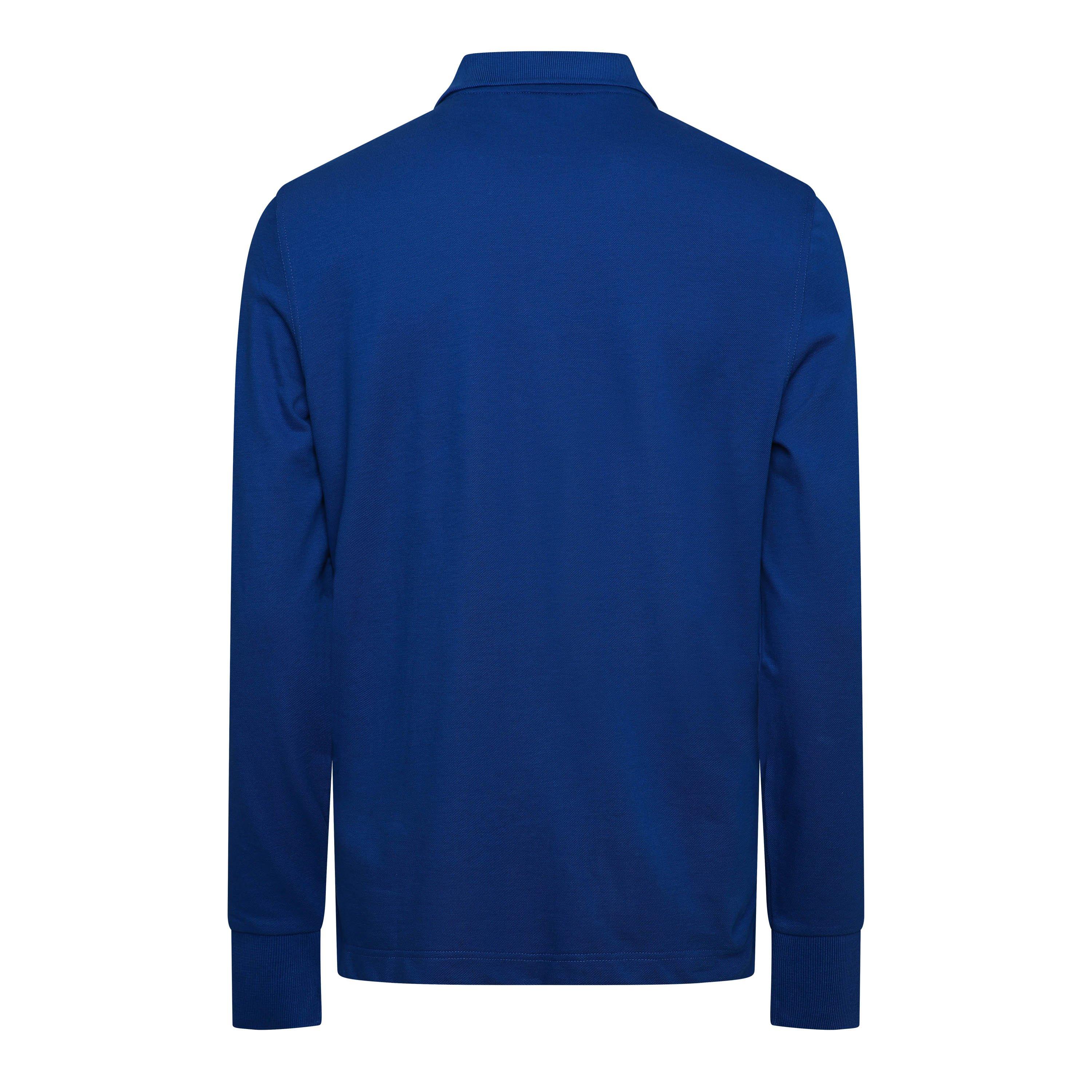 KOLEDŽ PLAVA - Gant - Men's Logo Long Sleeve Polo Shirt - 2