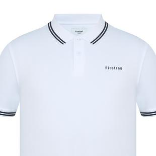 White - Firetrap - Lazer Polo Shirt - 7